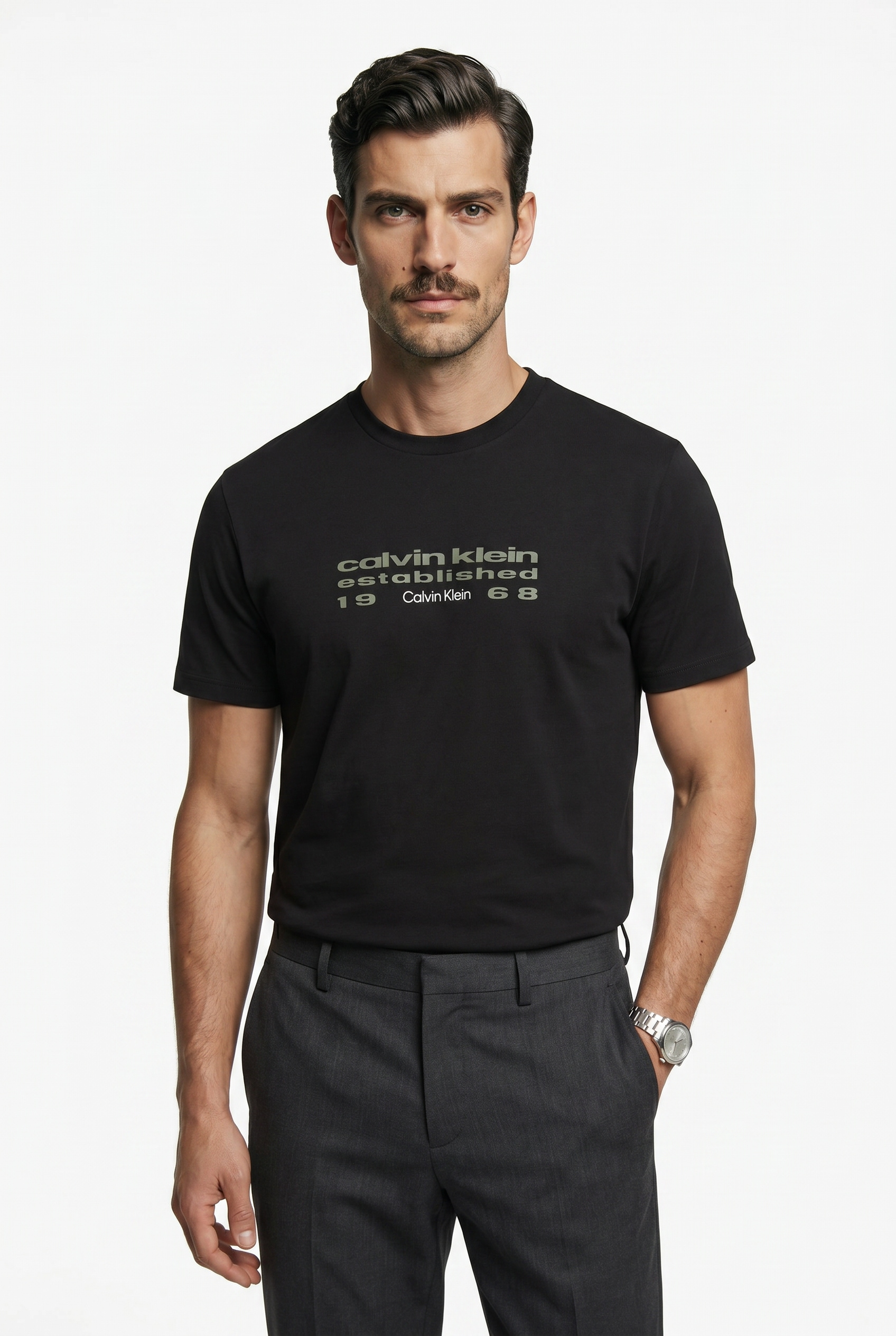 Calvin Klein Jeans T-Shirt »CALVIN KLEIN FUTUR« Regular fit mit Rundhalsausschnitt