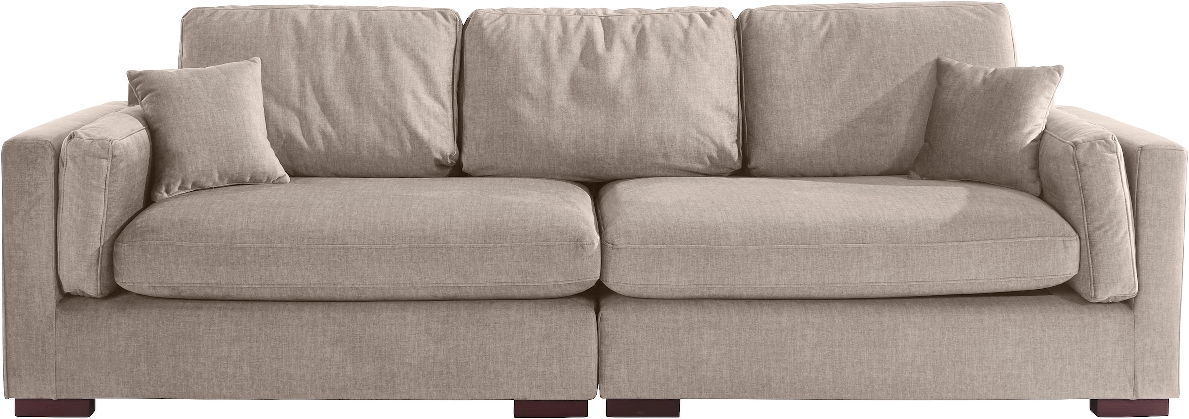 Home affaire Big-Sofa "Fresh Pond", in vielen Bezugsqualitäten und Farben, günstig online kaufen