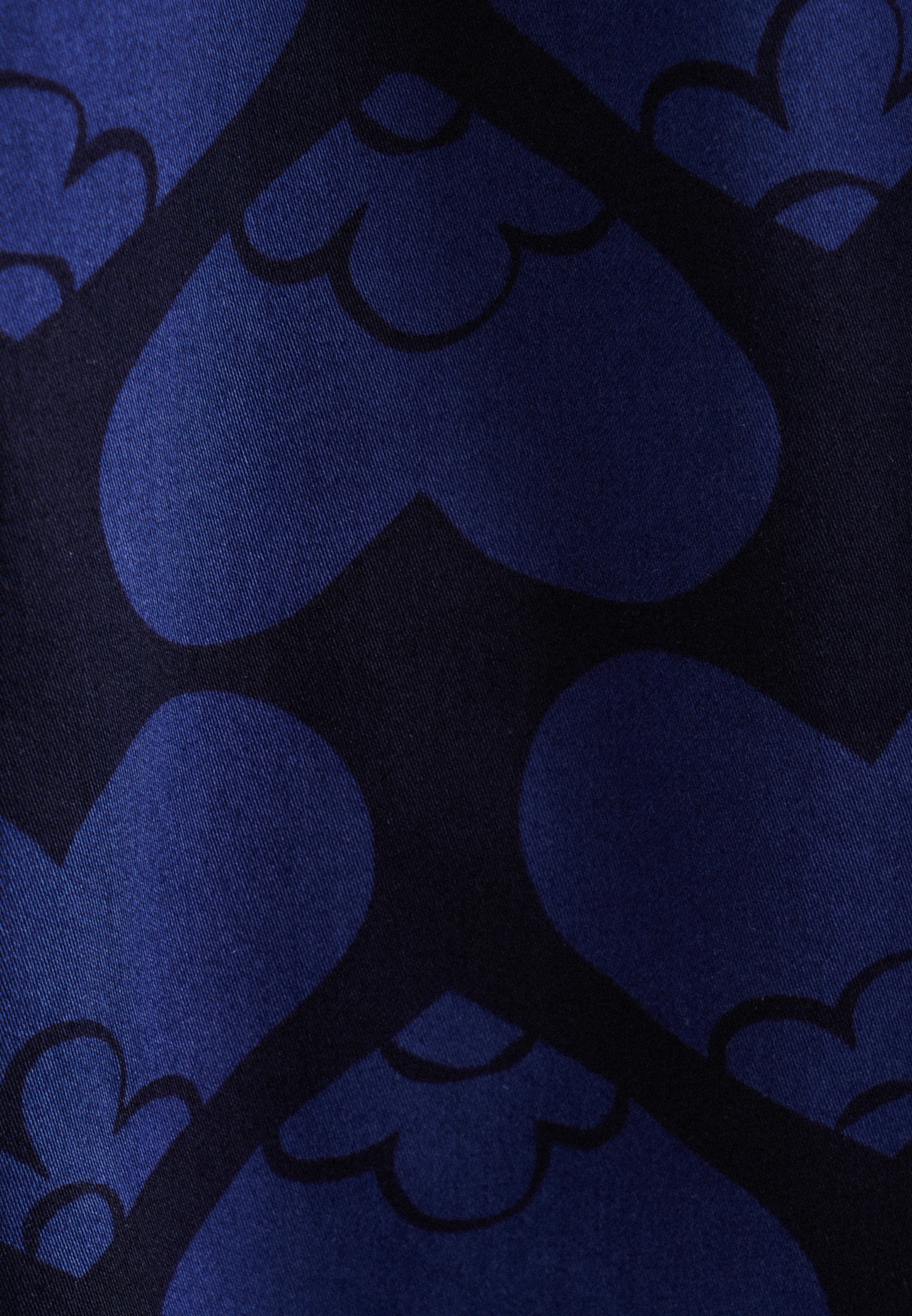 seidensticker Hemdbluse »Schwarze Rose«, Langarm Kragen Druck