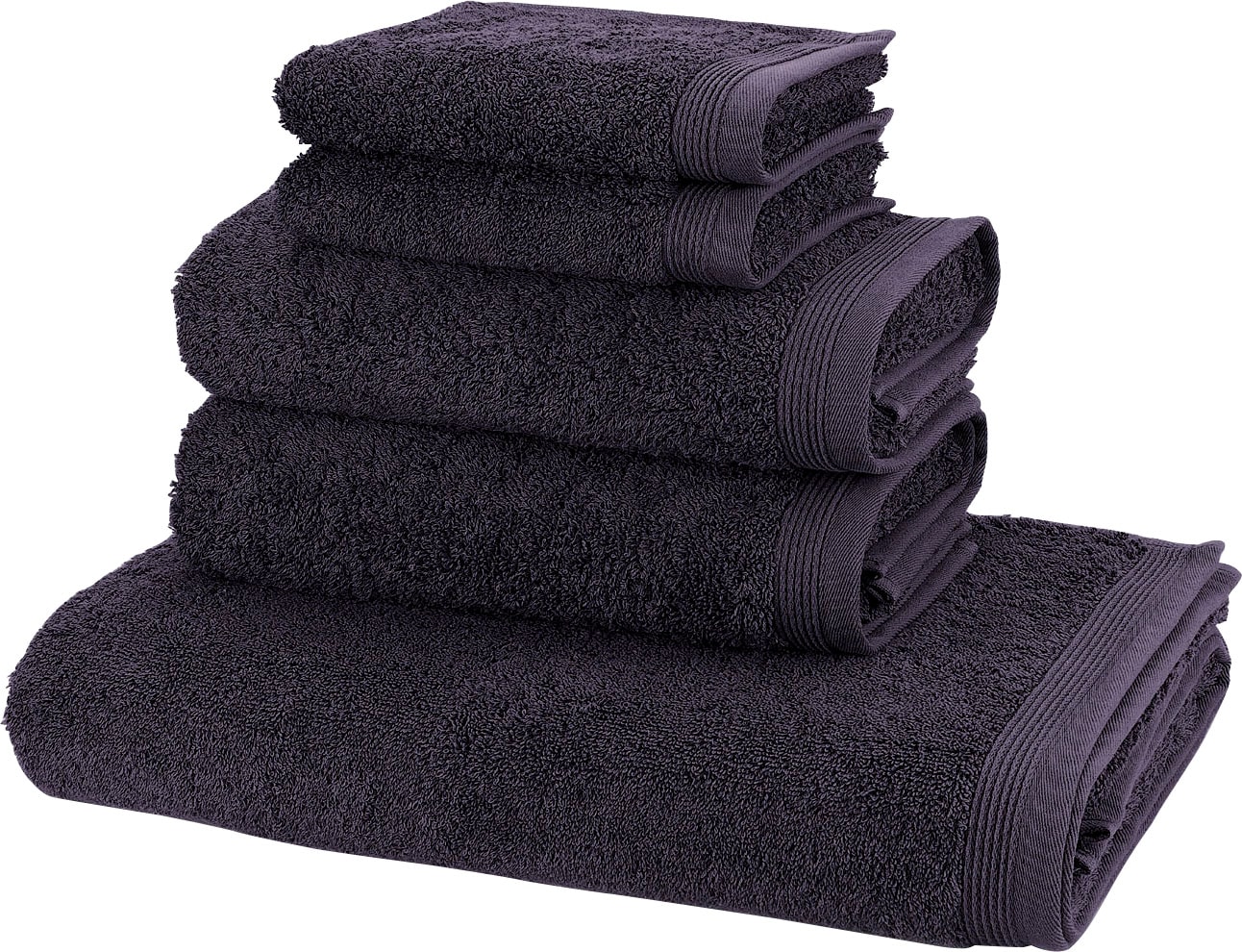 Möve Handtuch Set »Basic«, (Set, 5 St., 2 Gästetücher 30x50 cm-2 Handtücher günstig online kaufen