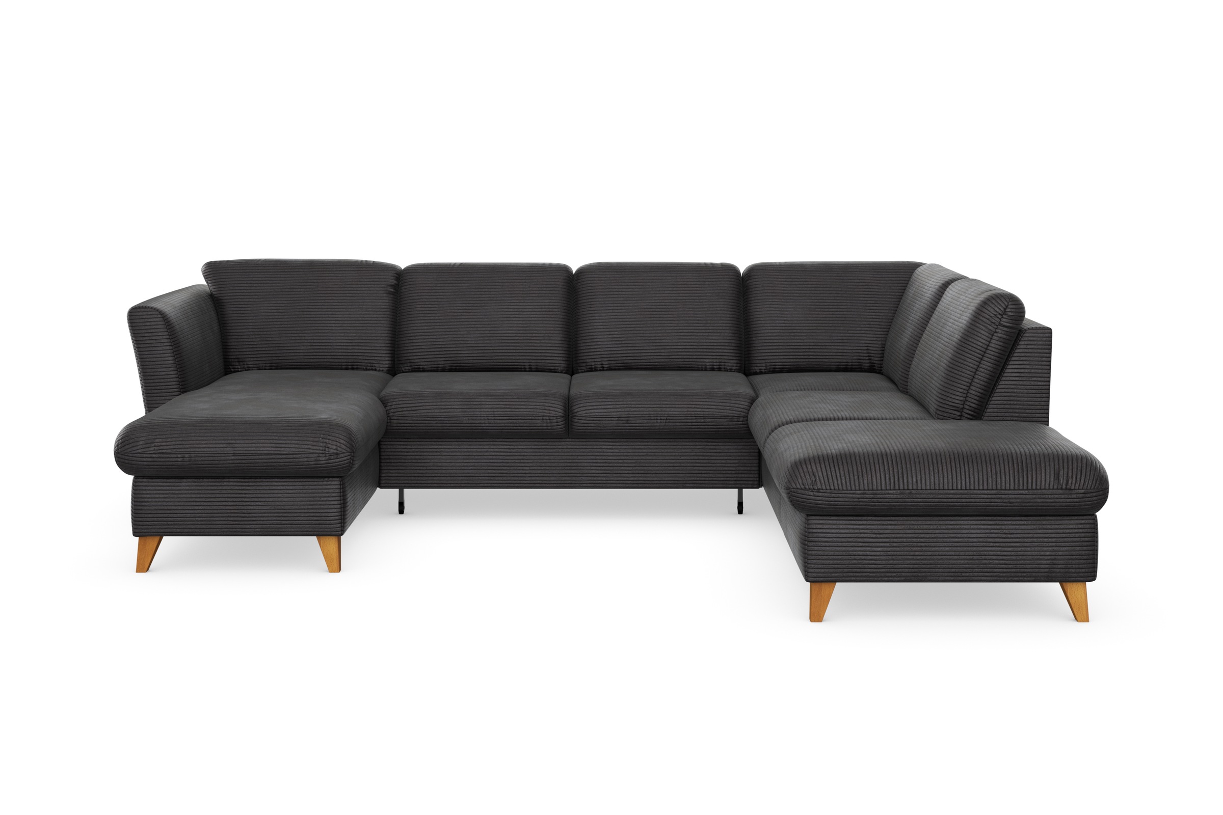 Home affaire Wohnlandschaft »Trelleborg U-Form« wahlweise mit Bettfunktion günstig online kaufen