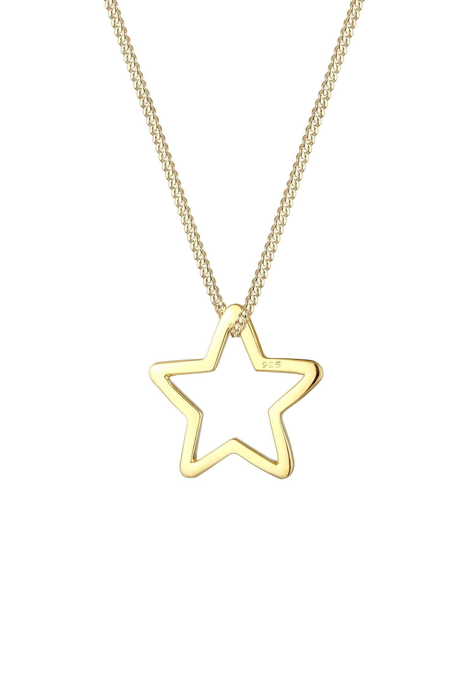 Elli Kette mit Anhänger »Anhänger Stern 925 Sterling Silber«