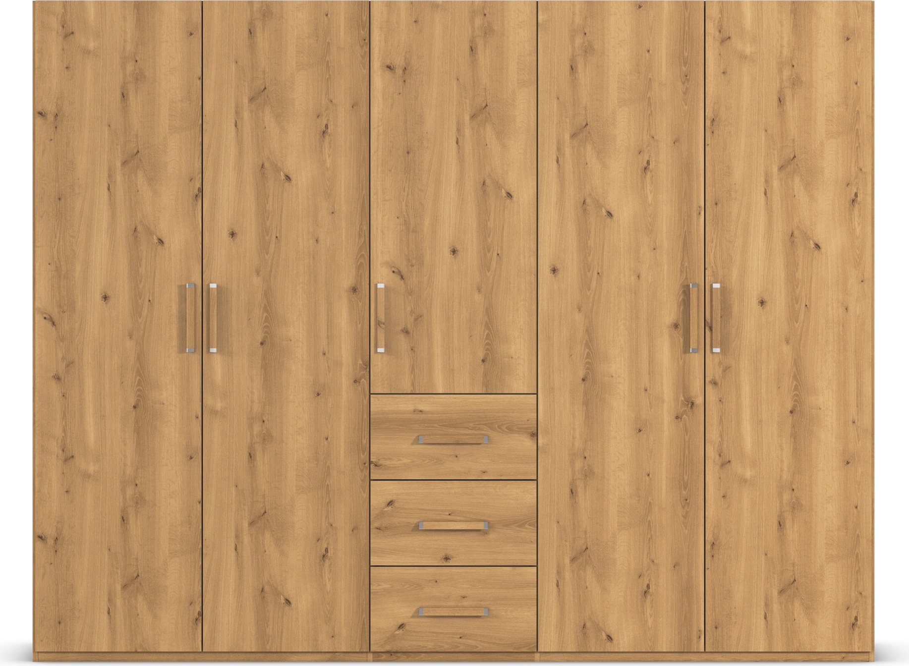 rauch Drehtürenschrank »Kleiderschrank Schrank Garderobe Schlafzimmerschrank EVELYN«, (in 2 Höhen 197 oder 210 cm erhältlich), in elegantem Stil mit Schubladen 3 Breiten und 2 Höhen MADE IN GERMANY