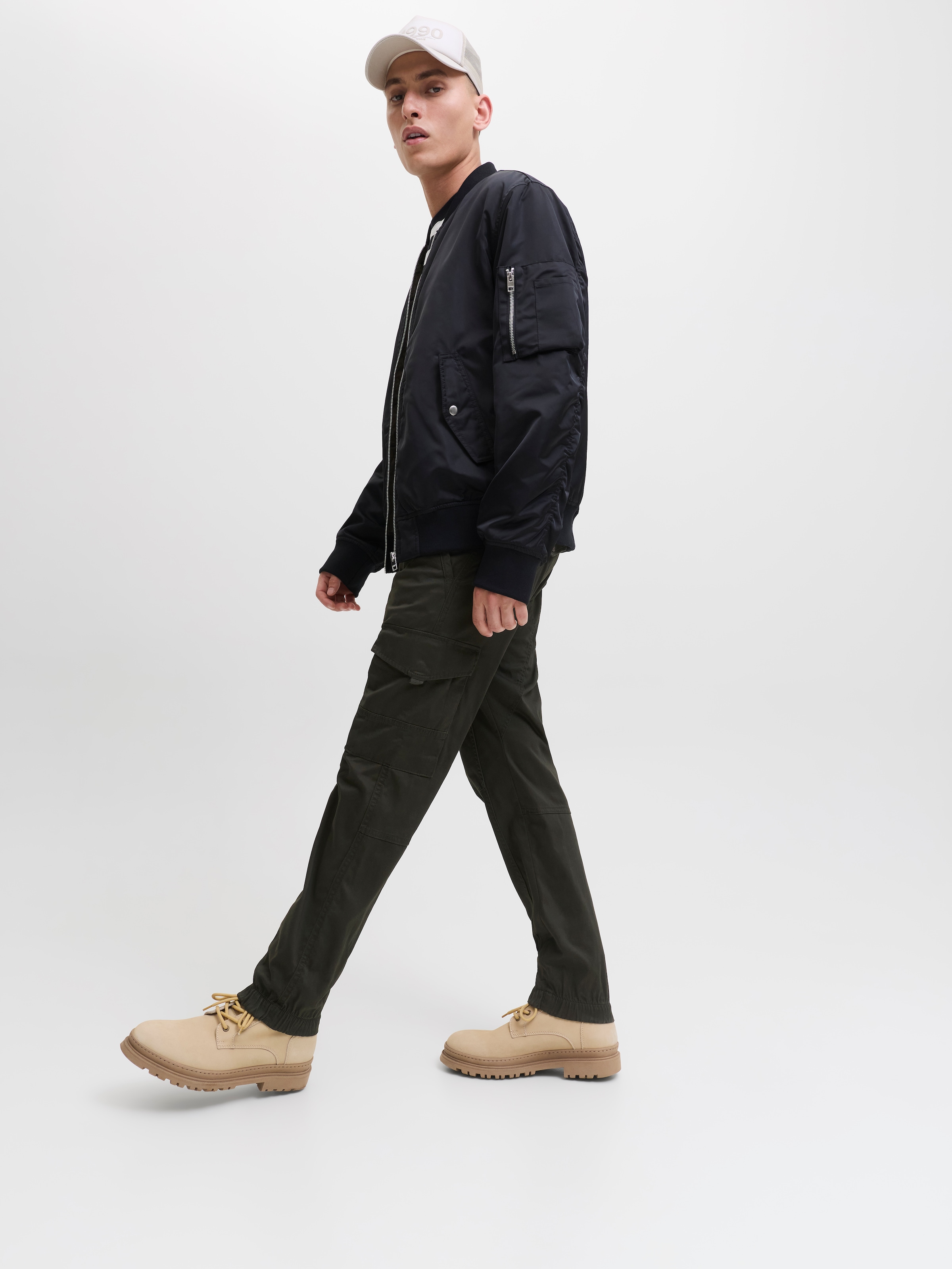 Jack & Jones Cargohose »JPSTPAUL JJFLAKE CARGO NOOS«  Baumwollmischung, regular fit