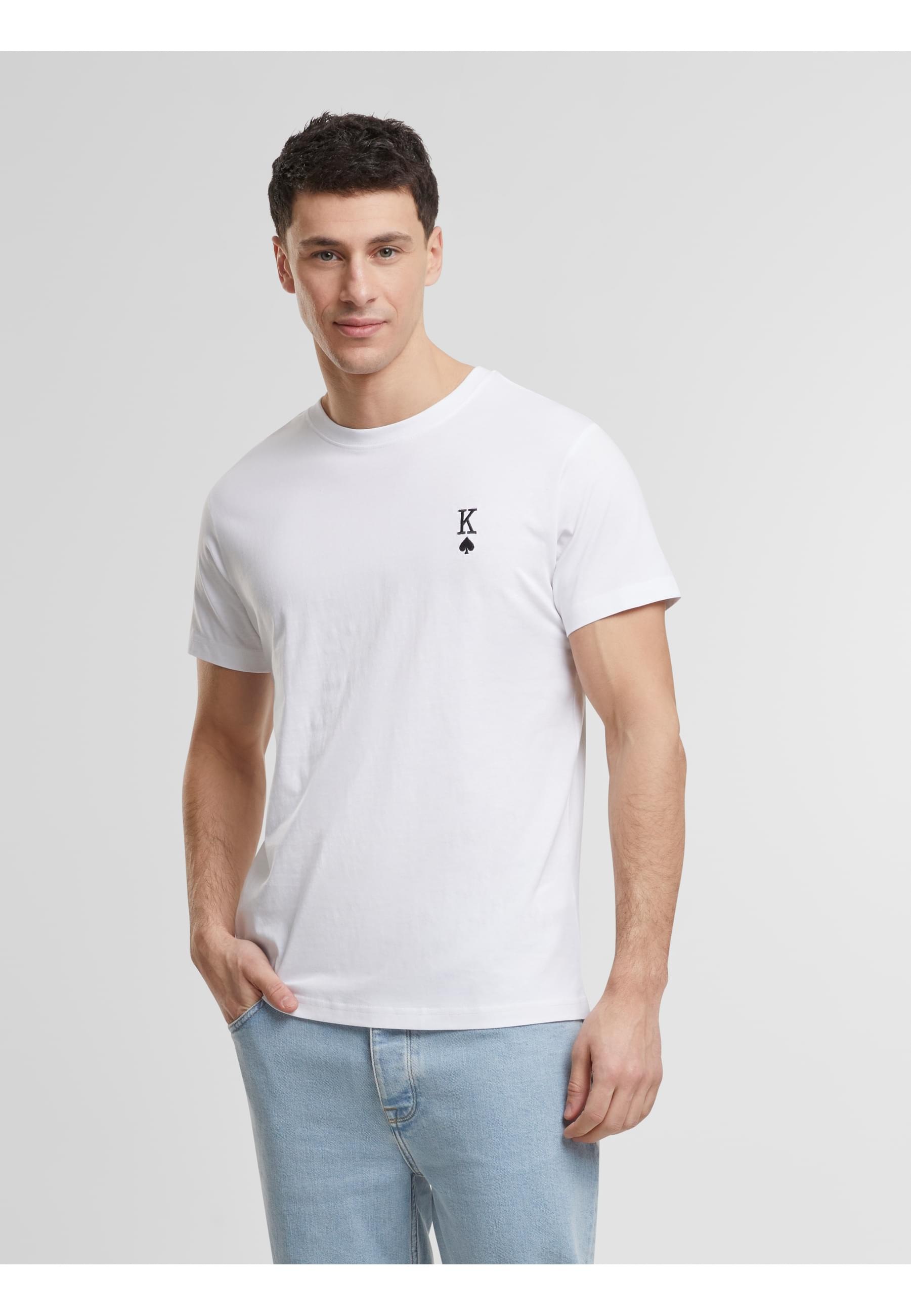 MisterTee T-Shirt »MisterTee King Card EMB Tee« 1 Stk.
