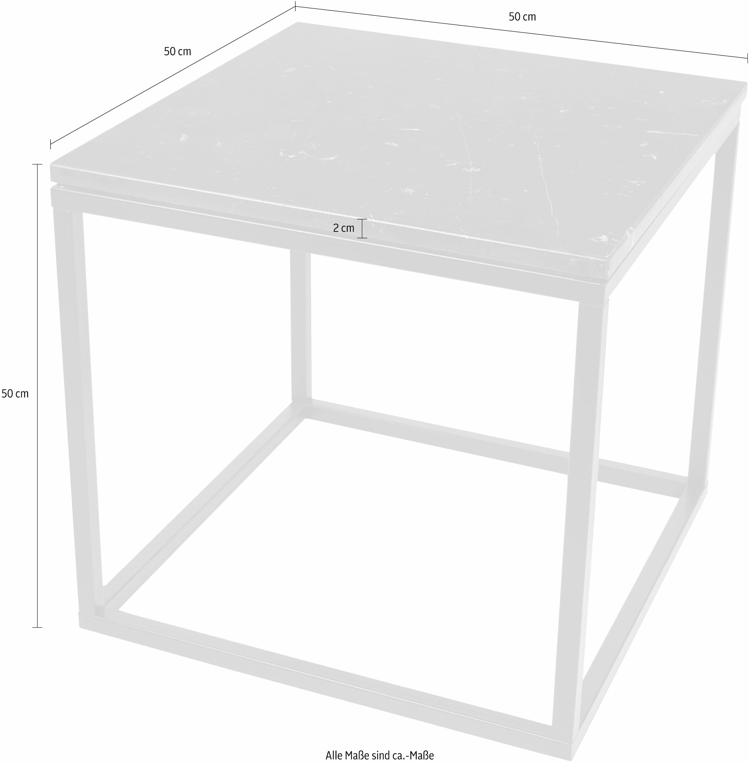 TemaHome Beistelltisch »Praise«, unterschiedliche Farben der Tischplatte und des Gestells, Breite 50 cm