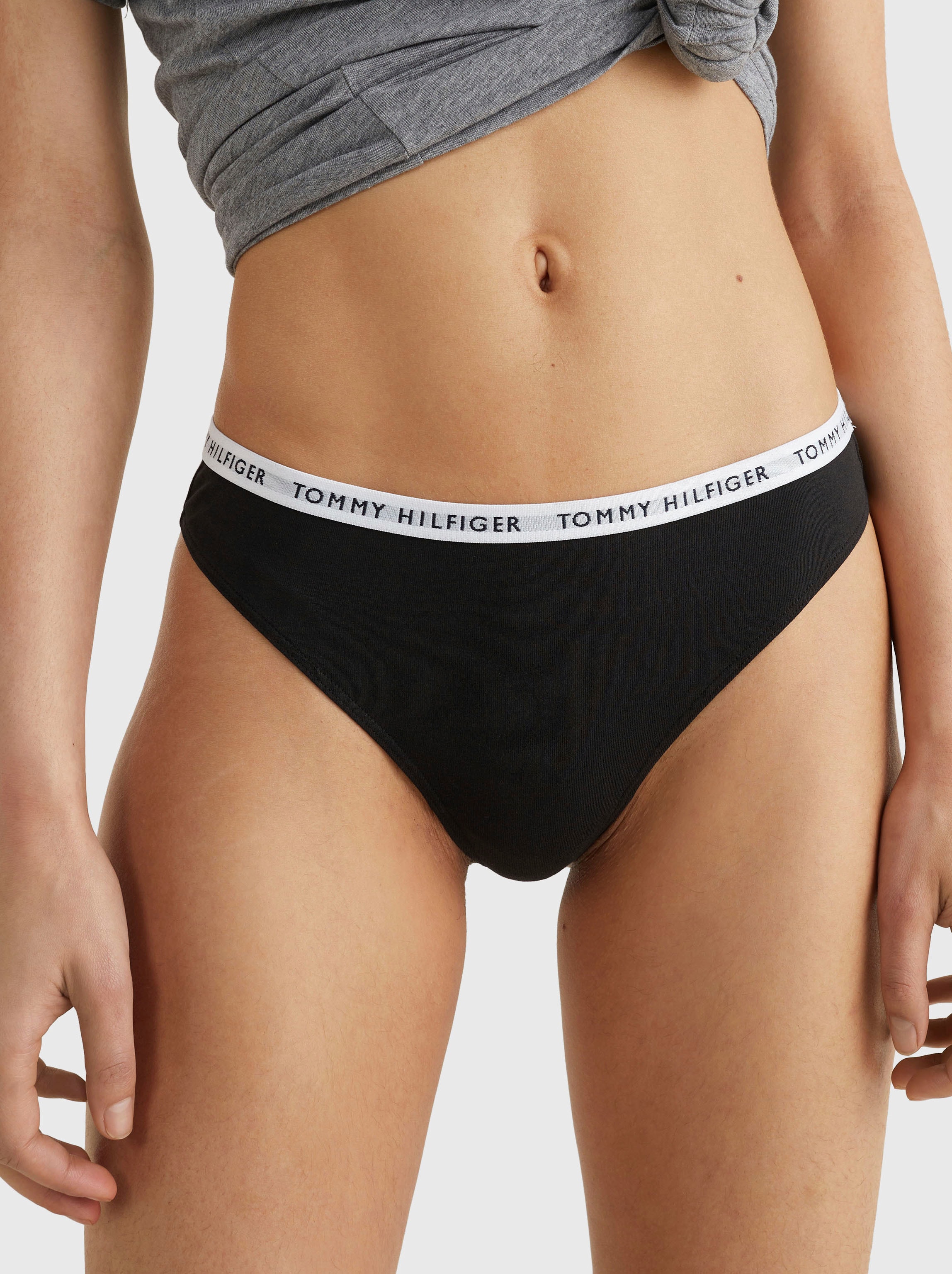 Tommy Hilfiger Underwear Slip, (3 St.), mit schmalem Logobündchen