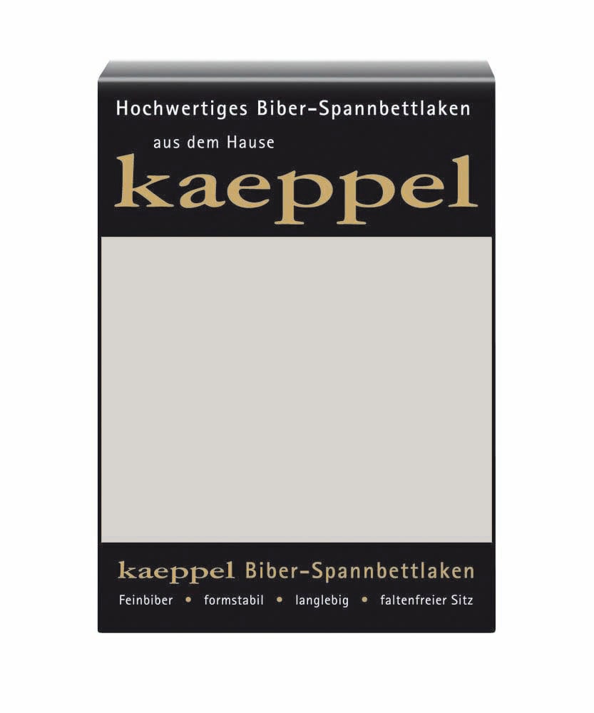 Kaeppel Spannbettlaken »Spannbettlaken Biber«, 100% Baumwolle, kuschelig we günstig online kaufen