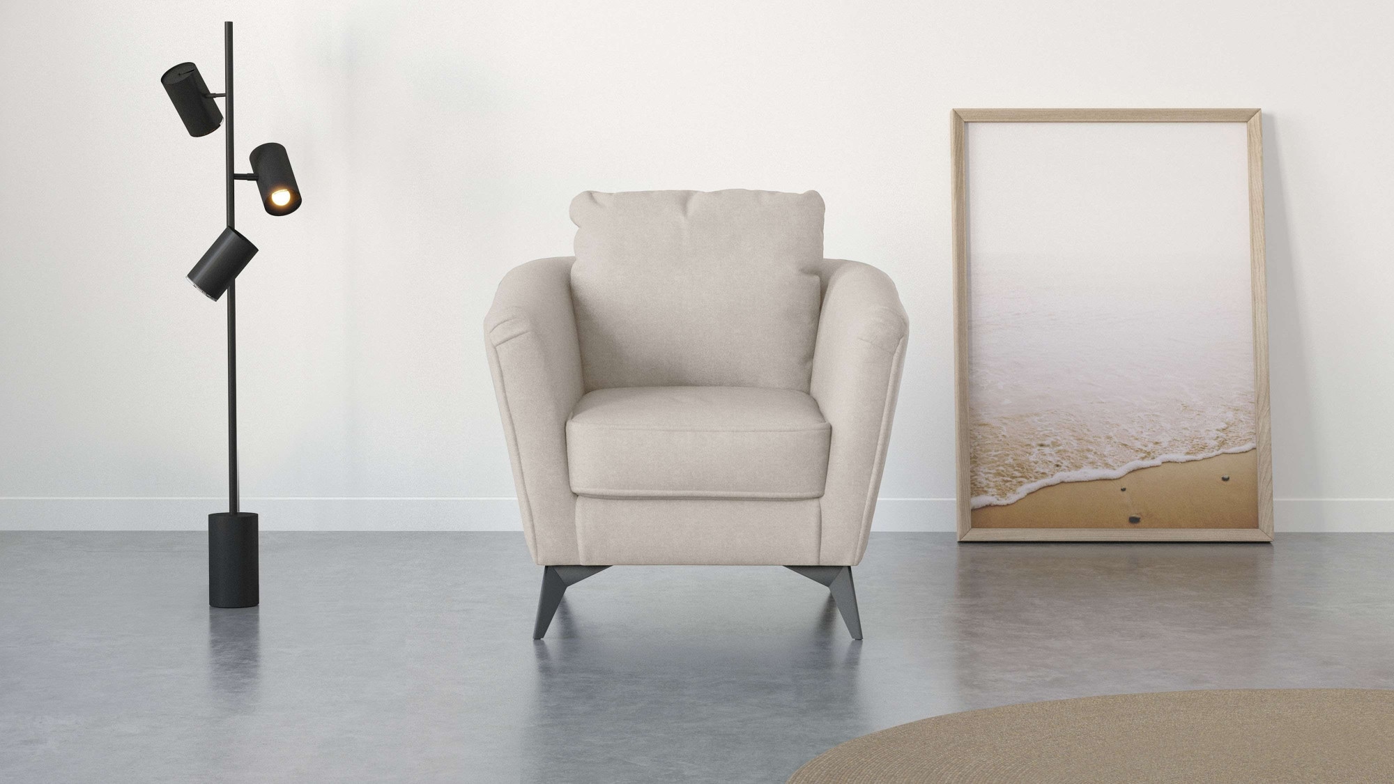 Places of Style Cocktailsessel »MATTHEW Sessel, Maße B/T/H: 83/85/88 cm«, m günstig online kaufen