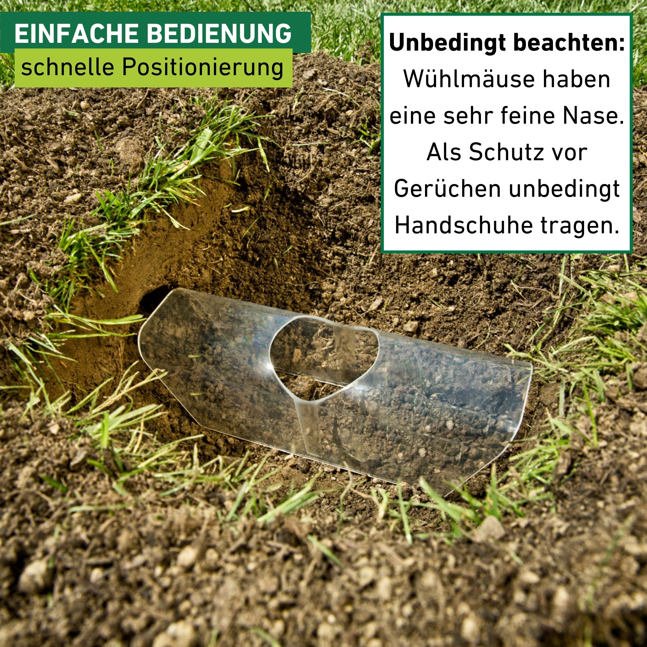 Windhager Schlagfalle »Wühlmausfalle Predator, wiederverwendbare Lebendfalle« Wühlmausbekämpfung robust und langlebig, schwarz