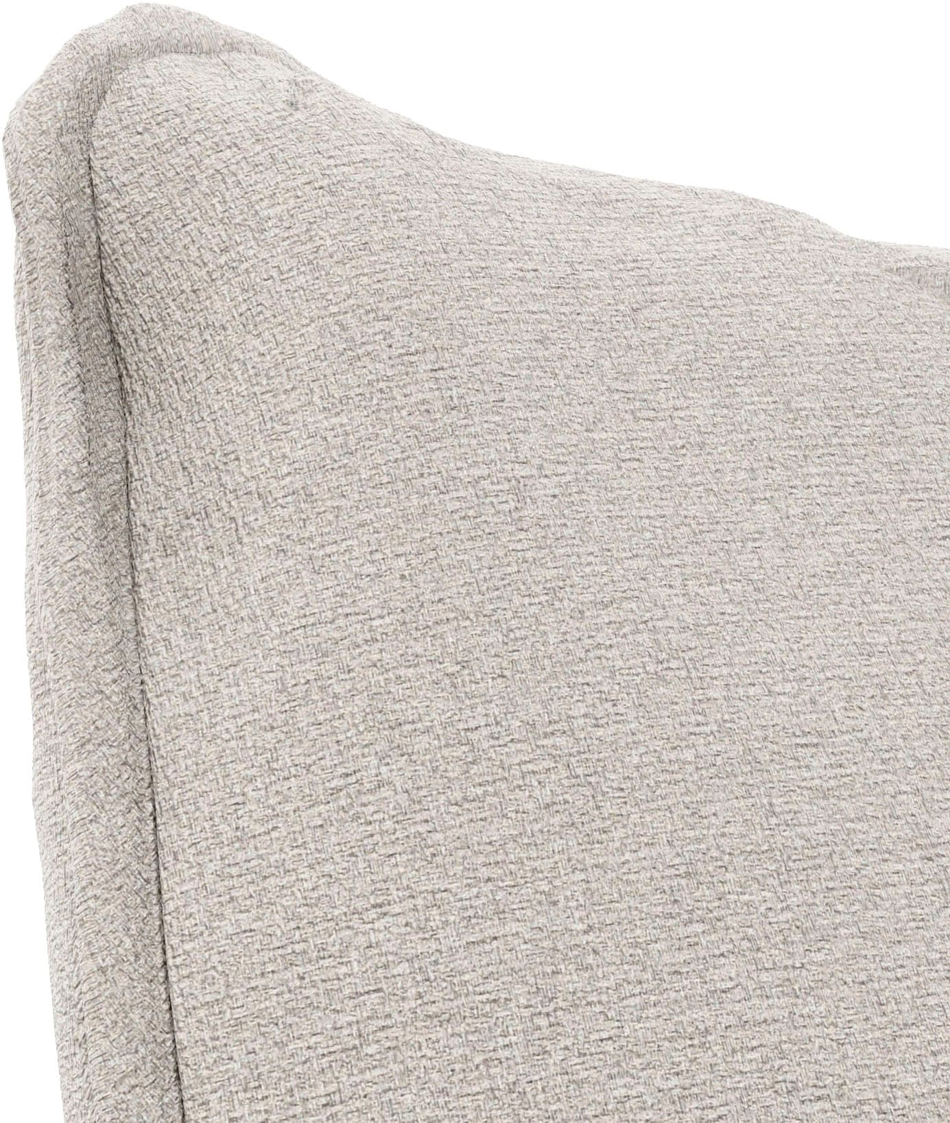 TRENDMANUFAKTUR Ecksofa »Fordon II, Schlafsofa mit Bettkasten, Couch in L-Form, Breite 250 cm« in Struktur LUMOS, 3D-Effekt, sandgrau, Armlehne links