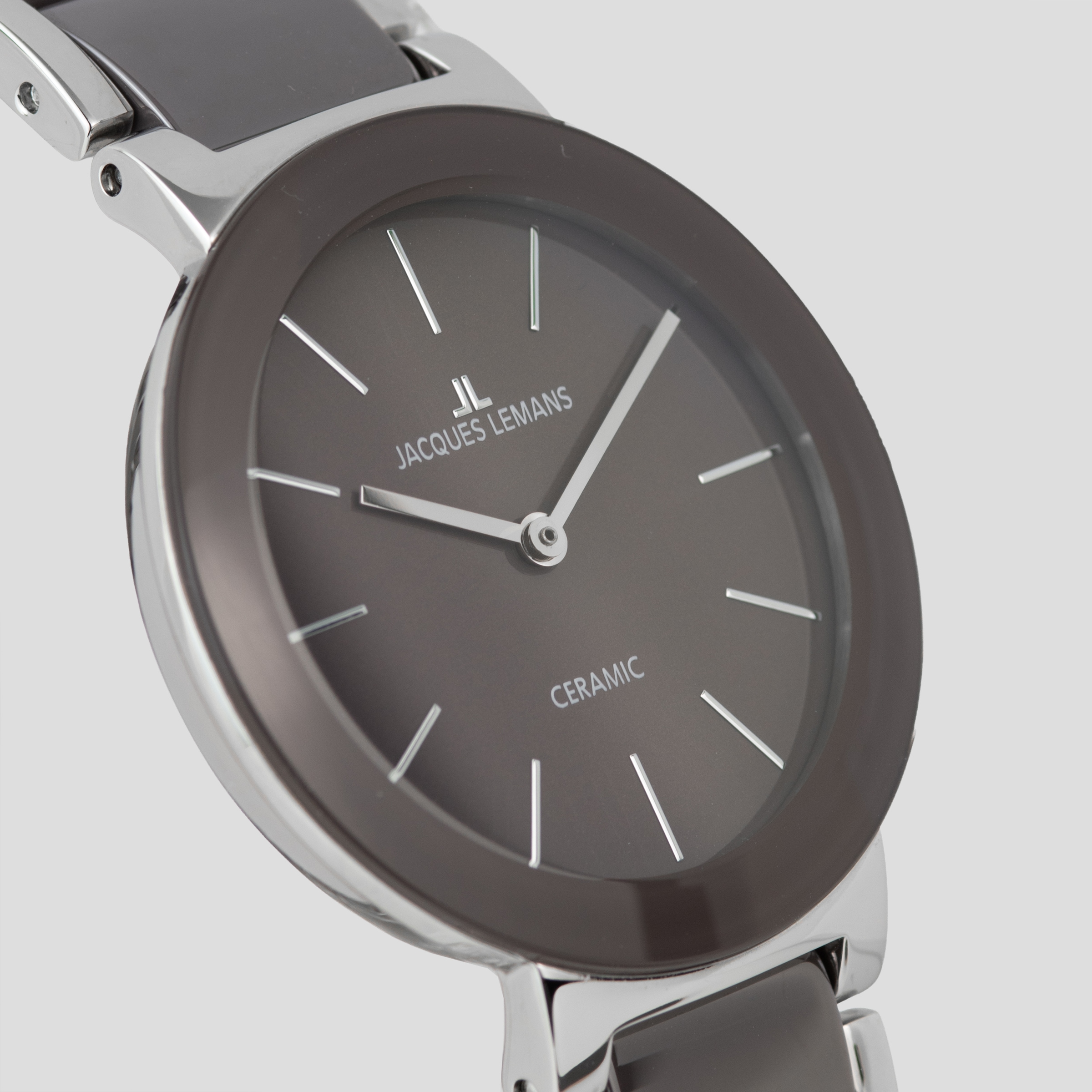 Jacques Lemans Quarzuhr »Monaco« Armbanduhr, Damenuhr, Keramik, analog