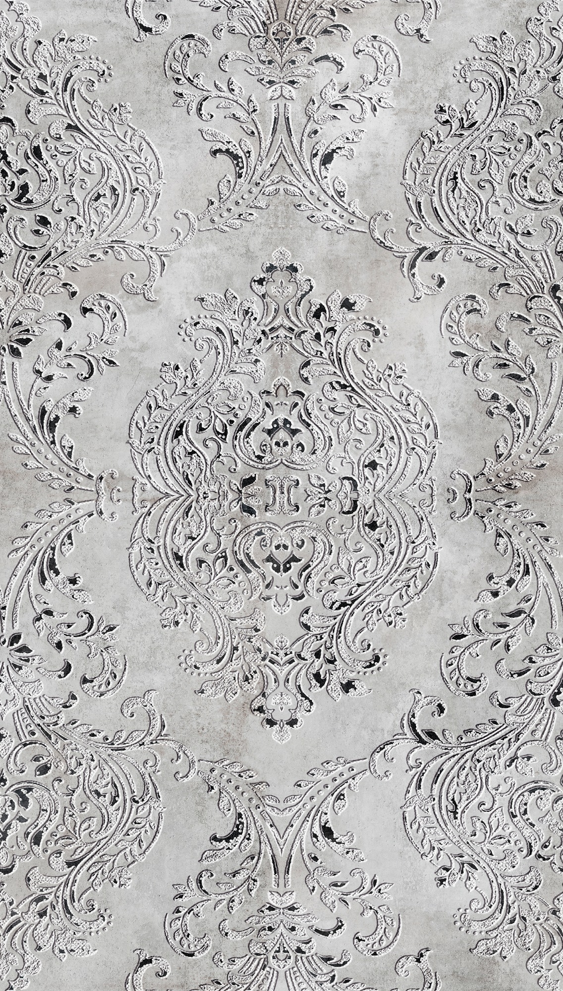 living walls Fototapete »THE WALL III Barock-Tapete Motivtapete Ornamente 3D«, matt, Vliestapete klassisch für Schlafzimmer Küche Wohnzimmer Relief Design