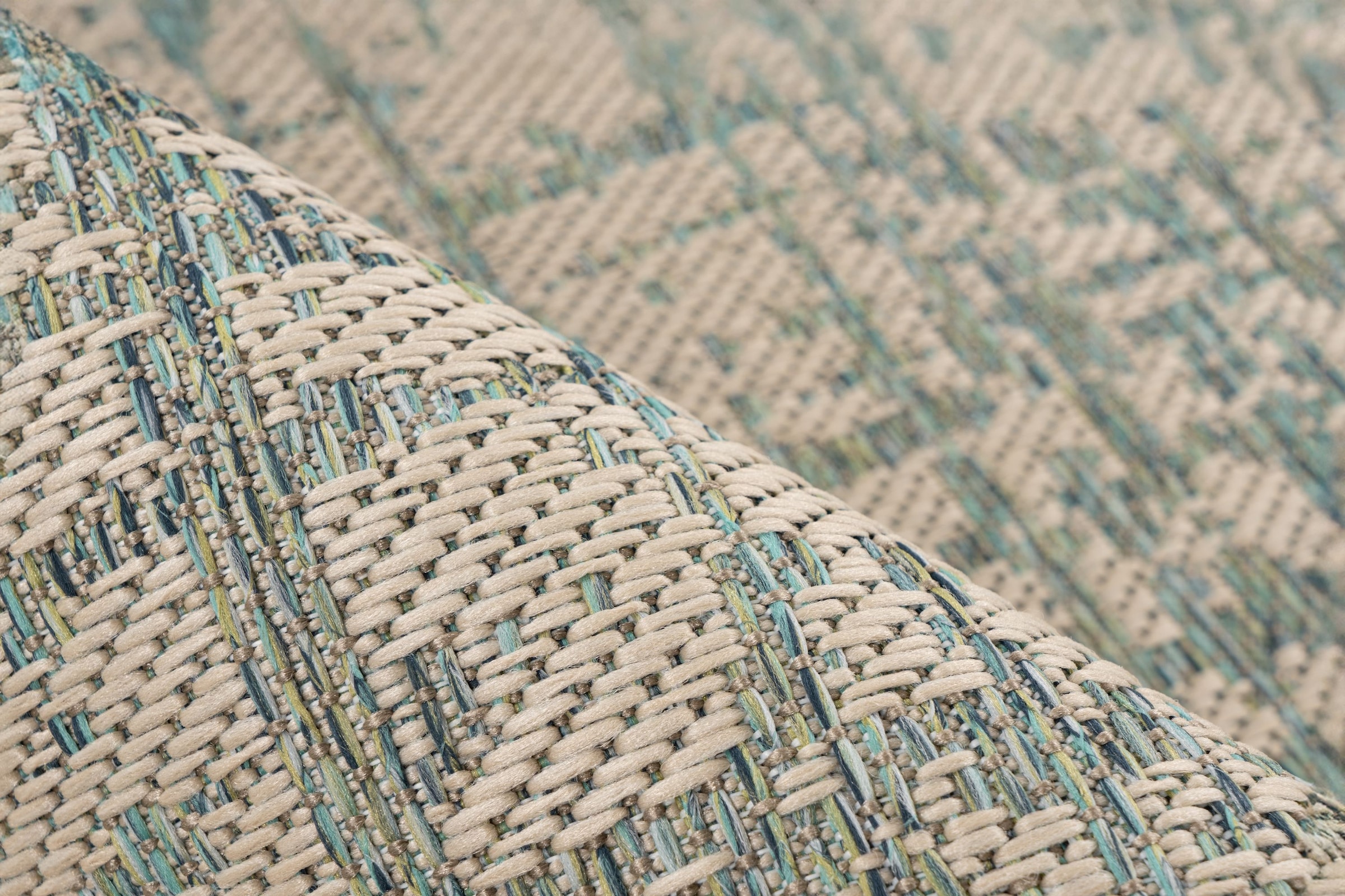 Kayoom Teppich »Tribal 325« rechteckig 6 mm Höhe Kurzflor, In -und Outdoor geeignet