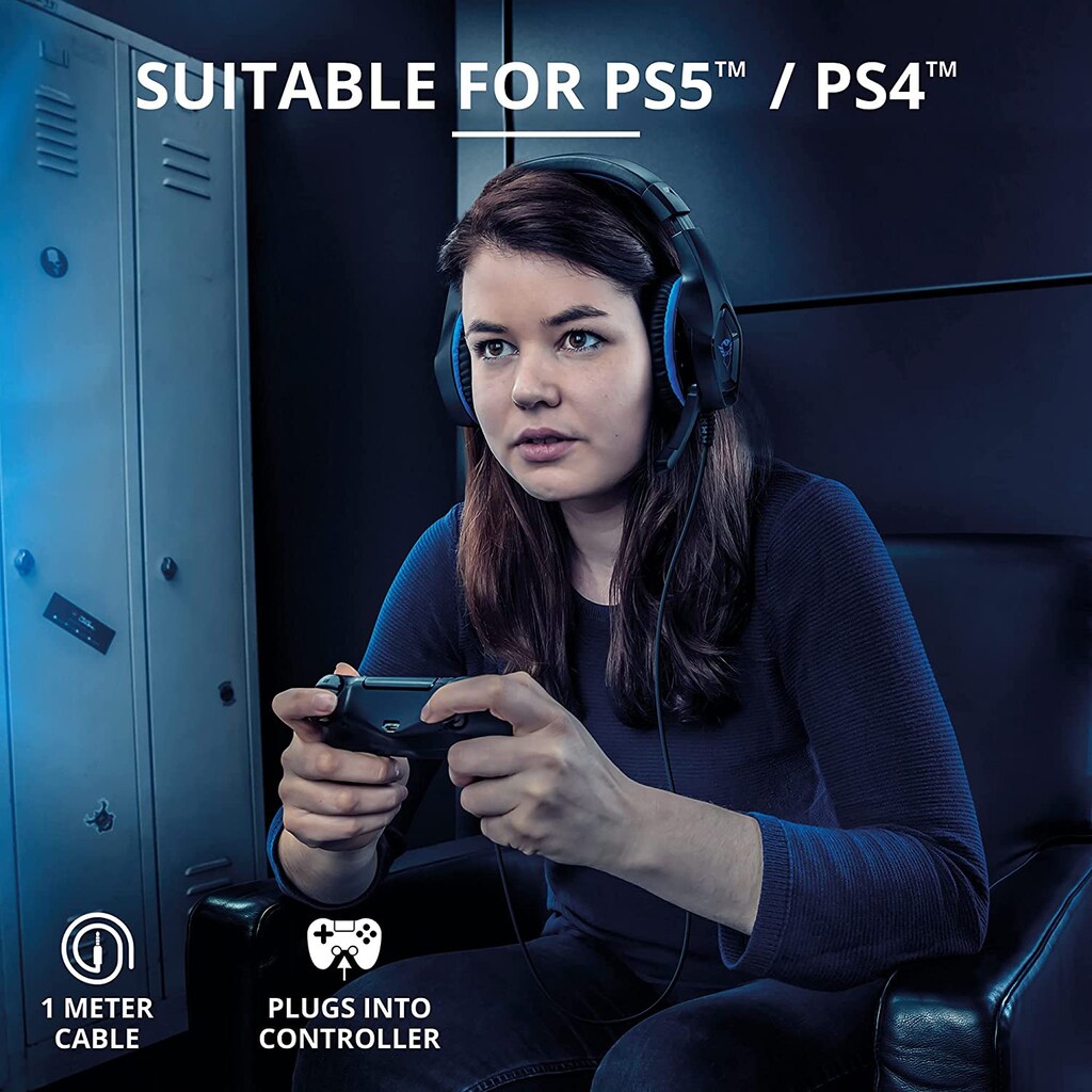 Trust Gaming-Headset »GXT404B RANA HEADSET PS4«, Stummschaltung