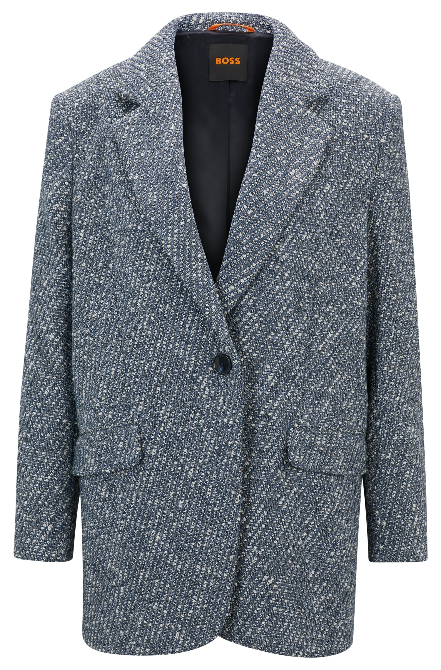 BOSS ORANGE Kurzblazer »Jasoina Premium Damenmode«, mit Kragen