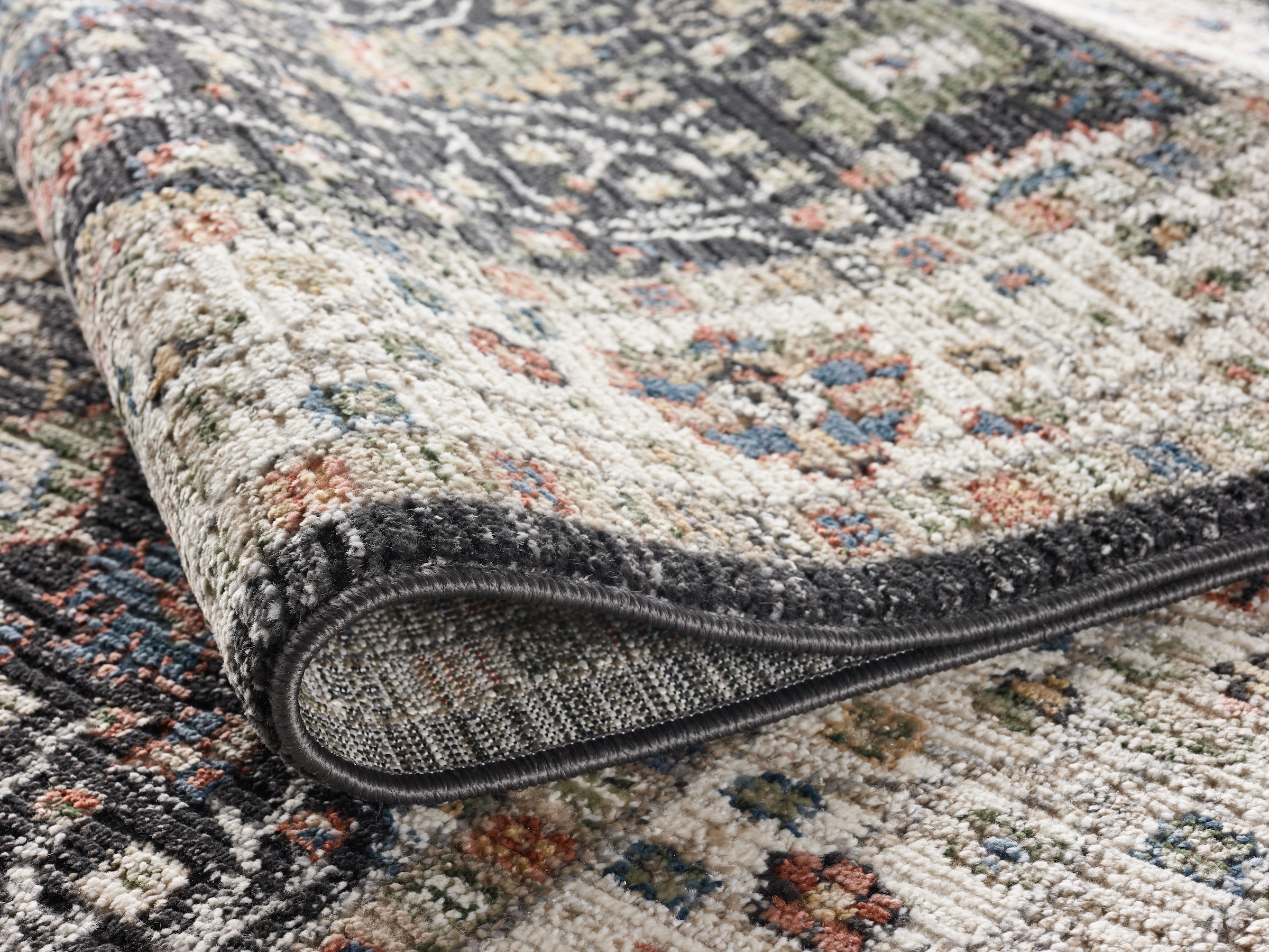 OTTO home »Aylaa, Blumen-Motiv, Orient« rechteckig 9 mm Höhe orientalisch, Blumen, Rahmen, Wohnzimmer, Schlafzimmer, Esszimmer