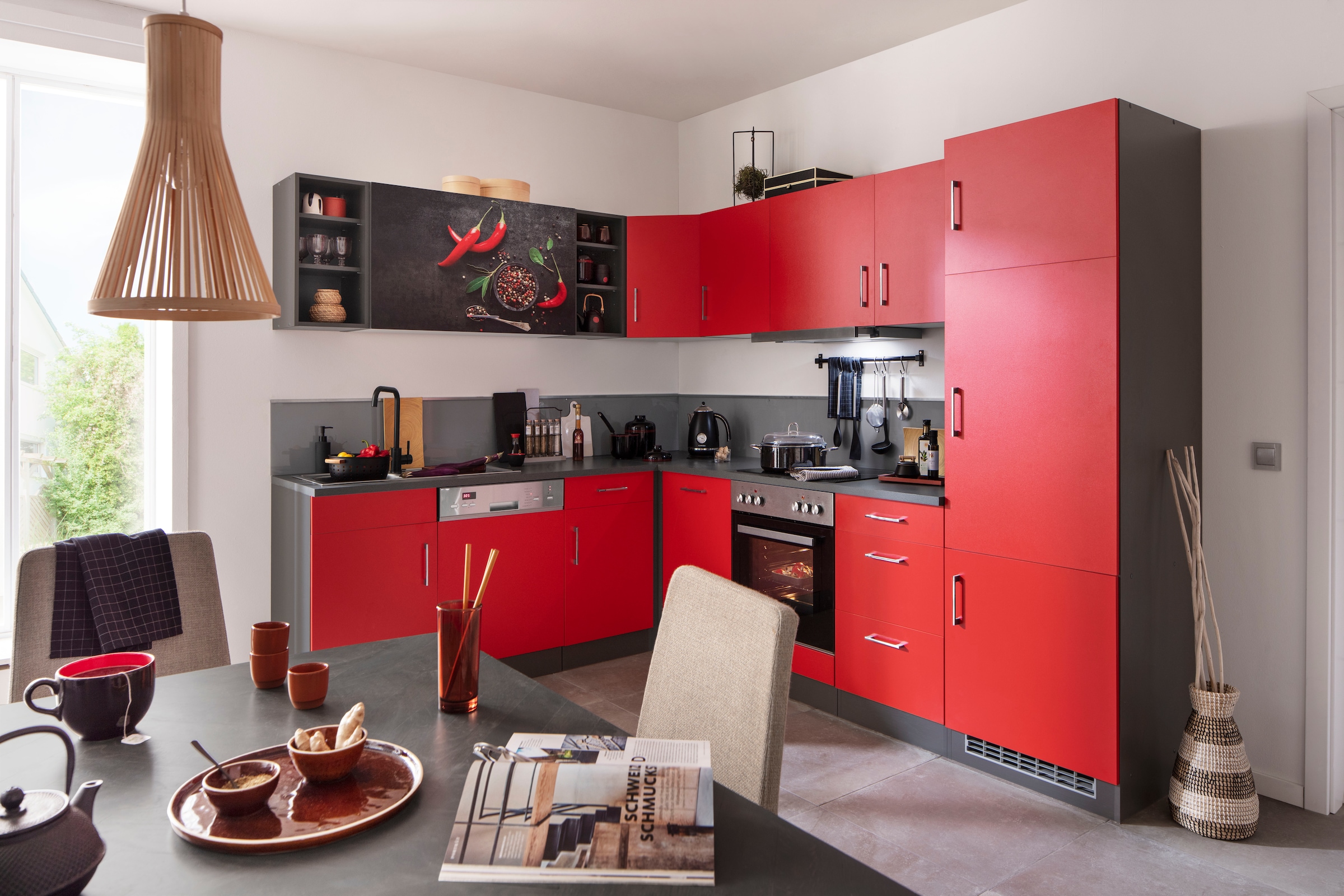 KOCHSTATION Küchenzeile »KS-Paris – Küchen mit einzigartigen Fotomotiven au günstig online kaufen