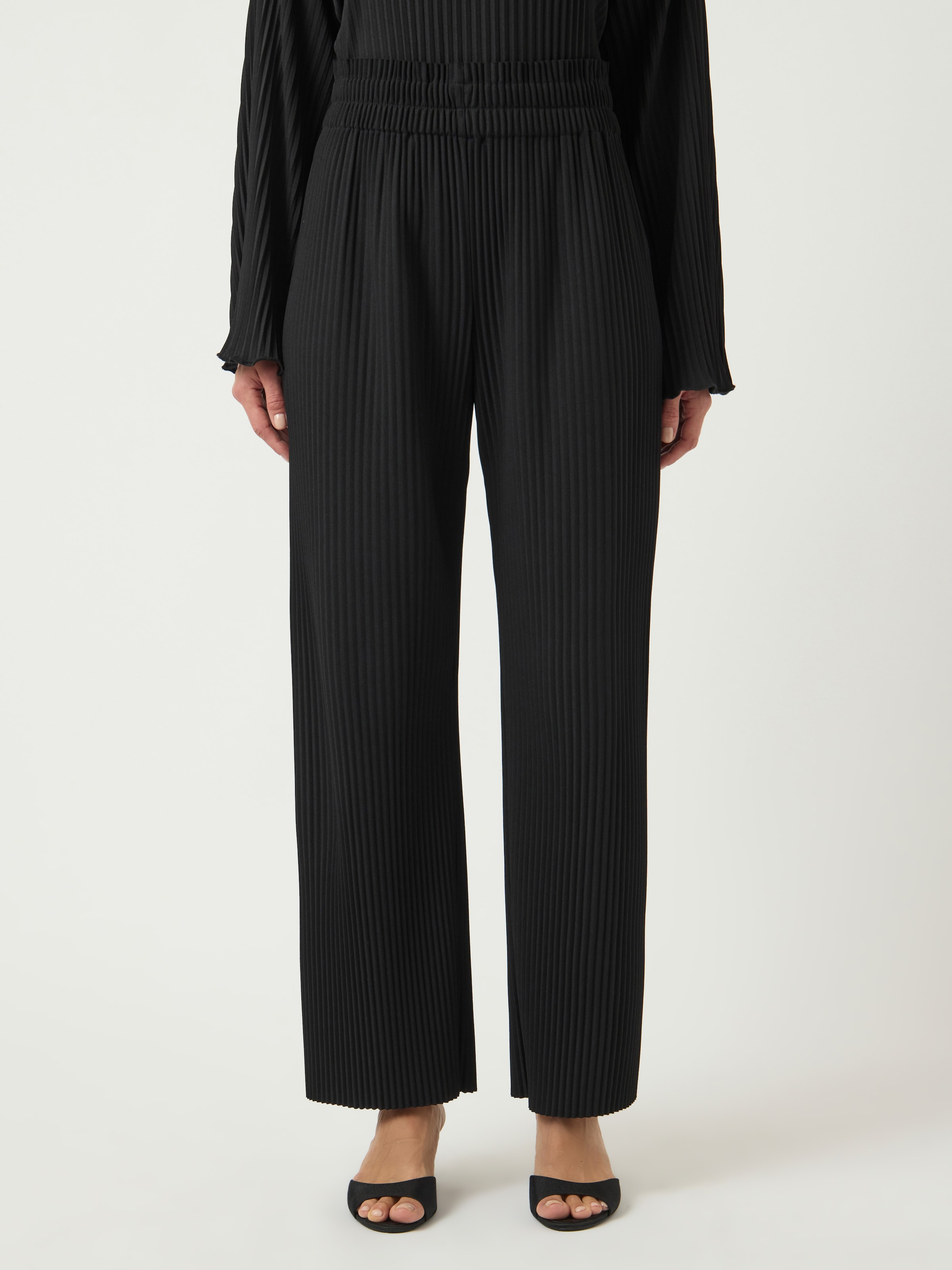 Y.A.S Schlupfhose »YASALISA HW PANT S. NOOS«  Sommerhose, mit Plisseefalten