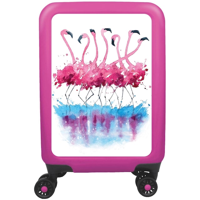 meinTrolley Hartschalen-Trolley »Flamingo, pink, 55 cm«, 4 Rollen, Made in  Germany im Online-Shop kaufen