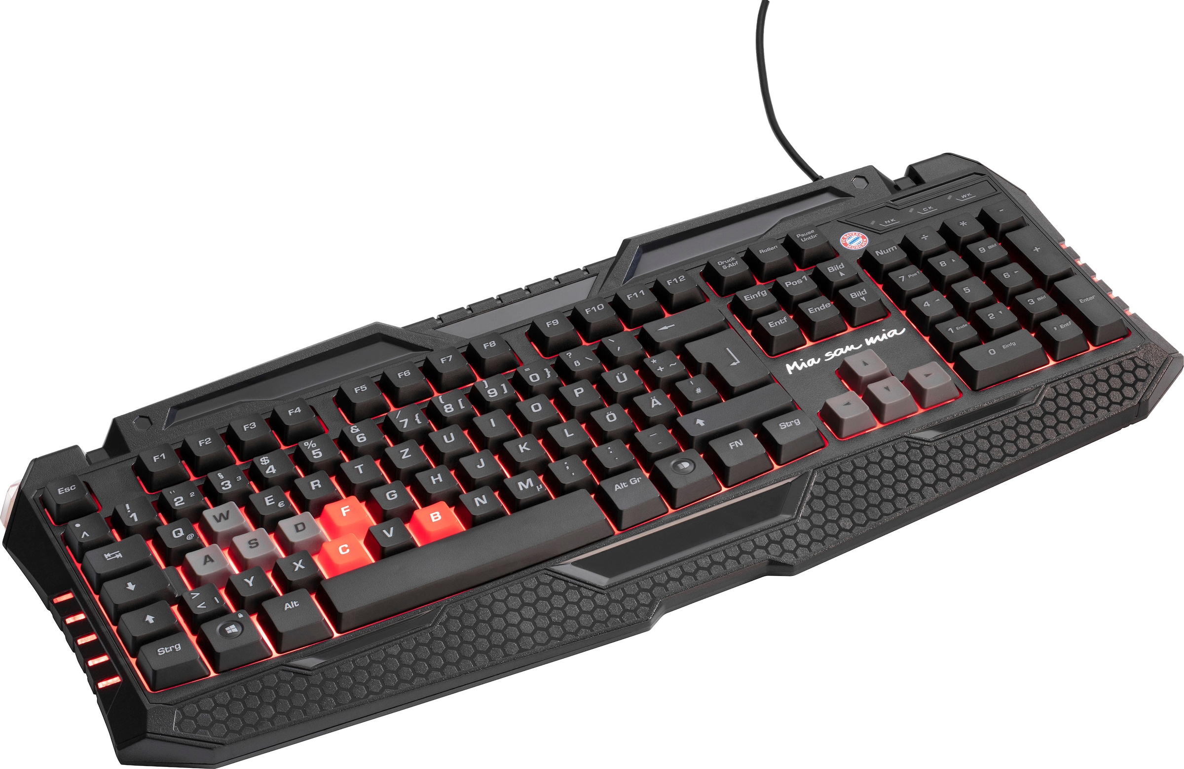 Gaming-Tastatur »FC Bayern München PC-Gaming Tastatur«