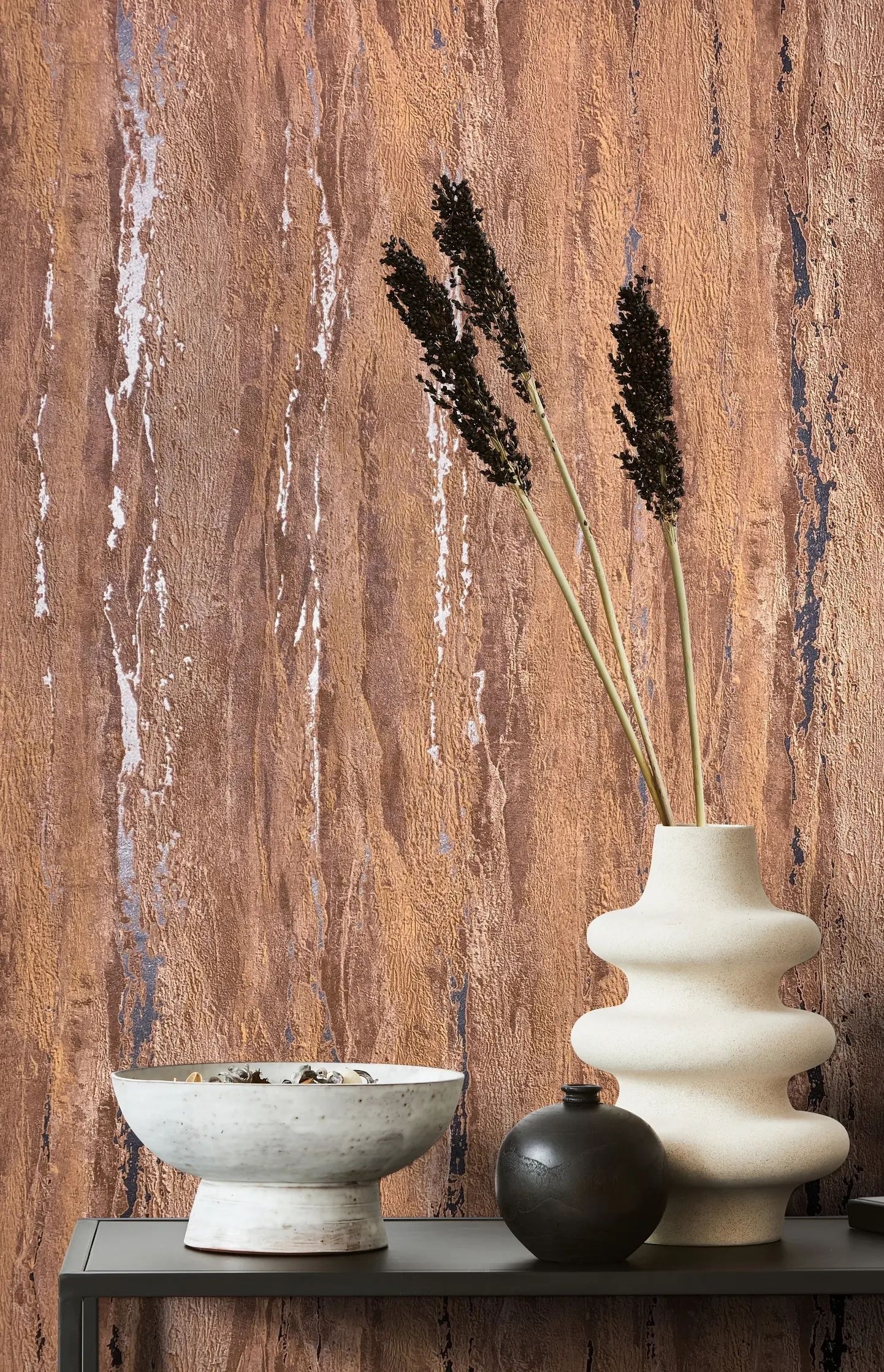 Marburg Vliestapete »Tapete Glowing Stones« urban geprägt moderne Vliestapete für Wohnzimmer Schlafzimmer Küche