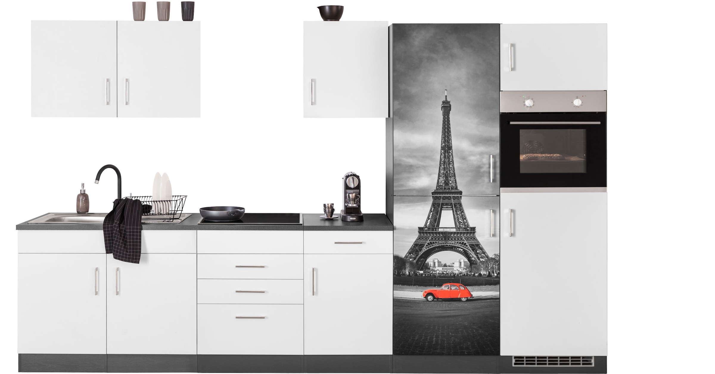 HELD MÖBEL Küchenzeile »Paris«, ohne E-Geräte, Breite 330 cm günstig online kaufen