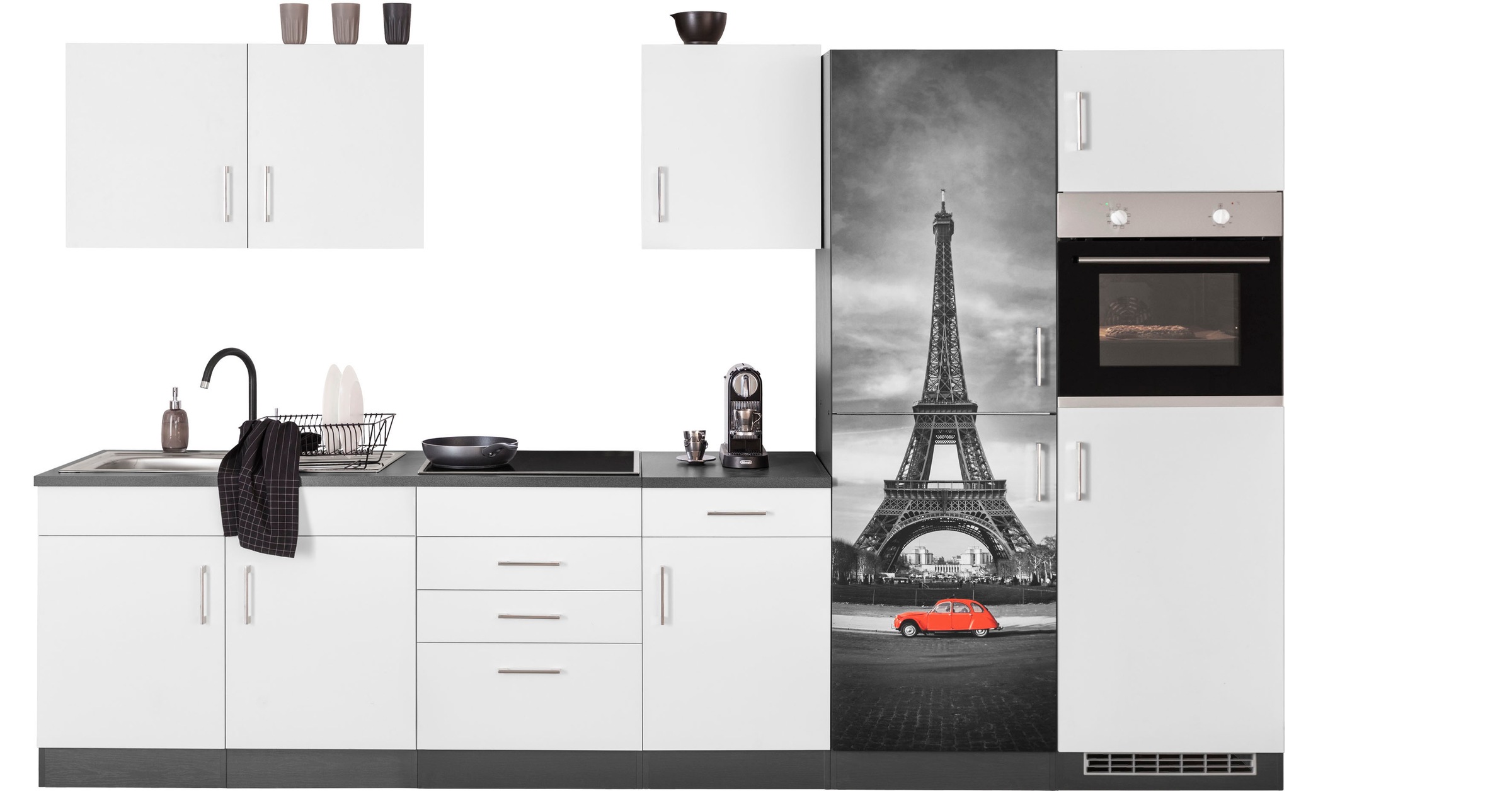 KOCHSTATION Küchenzeile »KS-Paris«, ohne E-Geräte, Breite 330 cm günstig online kaufen