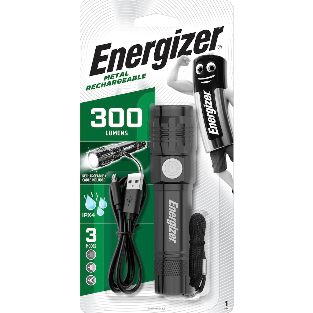Energizer Taschenlampe »Value Metal Rechargeable 300 Lumen«