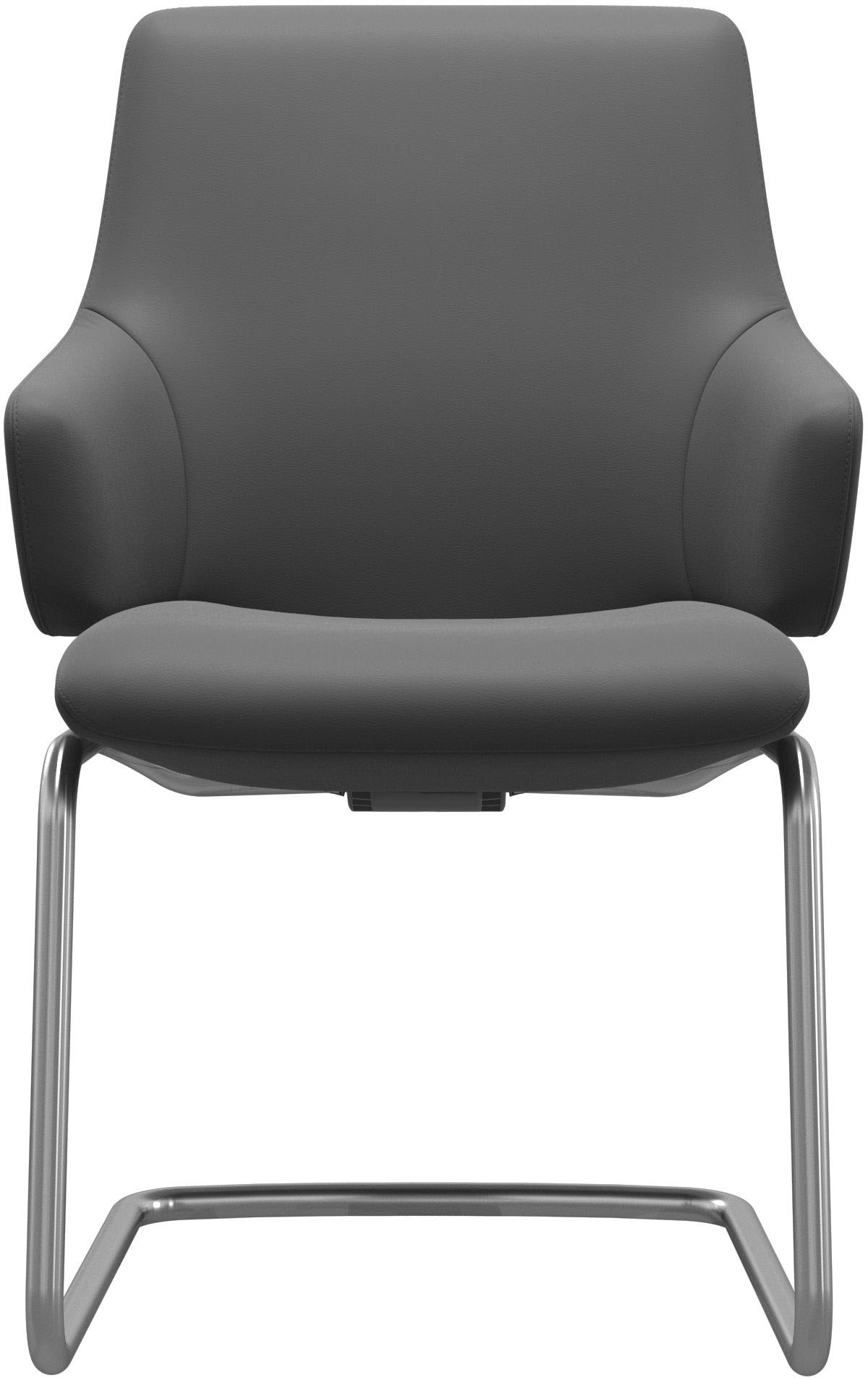 Stressless® Polsterstuhl »Laurel«, Leder BATICK, Low Back mit Armlehne, Größe L, mit Beinen aus Stahl in Chrom glänzend