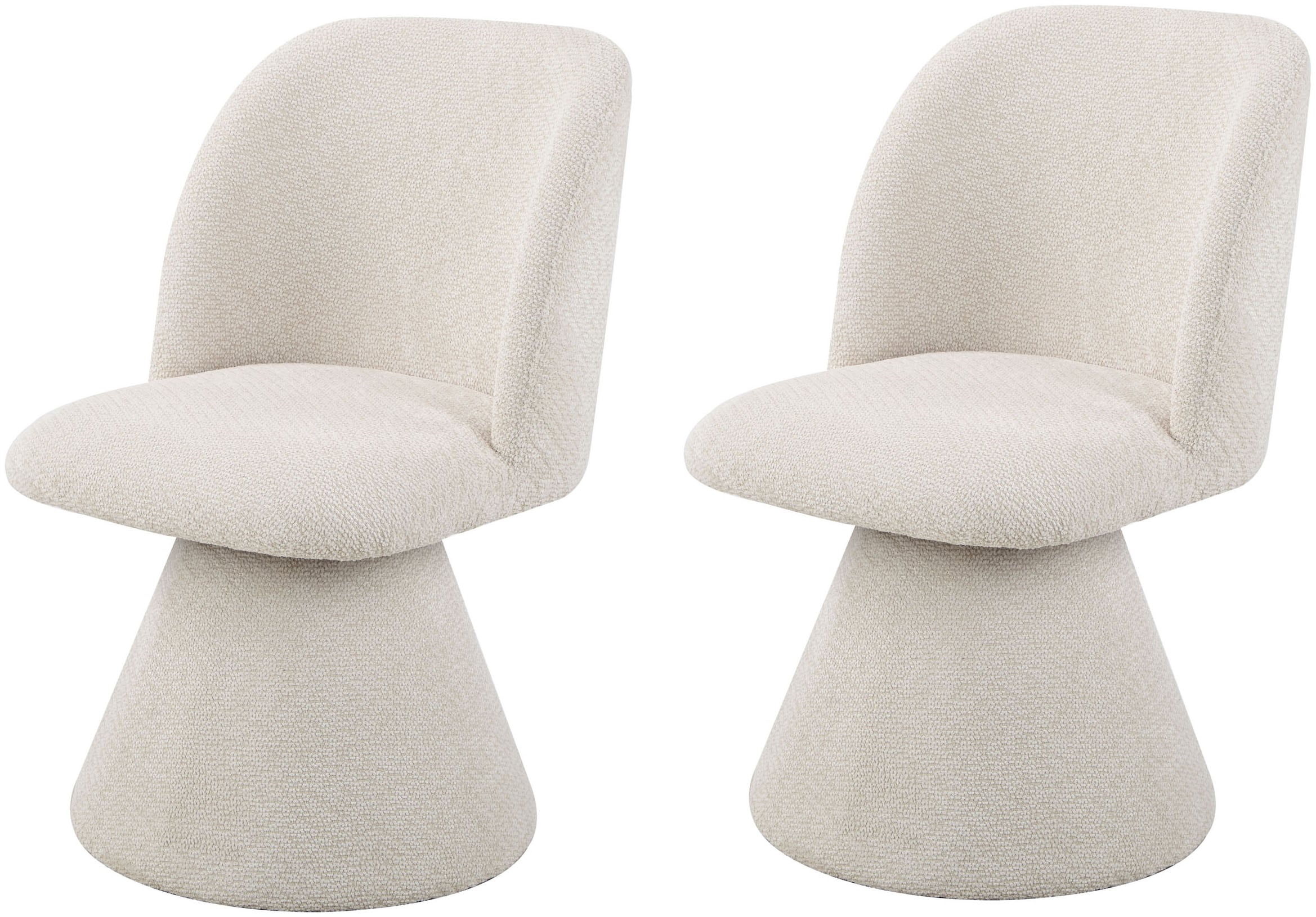 HELA Drehstuhl »BARI« (Set) 2 Stk.360° drehbar, Polsterfuß, Webstoff, fest günstig online kaufen