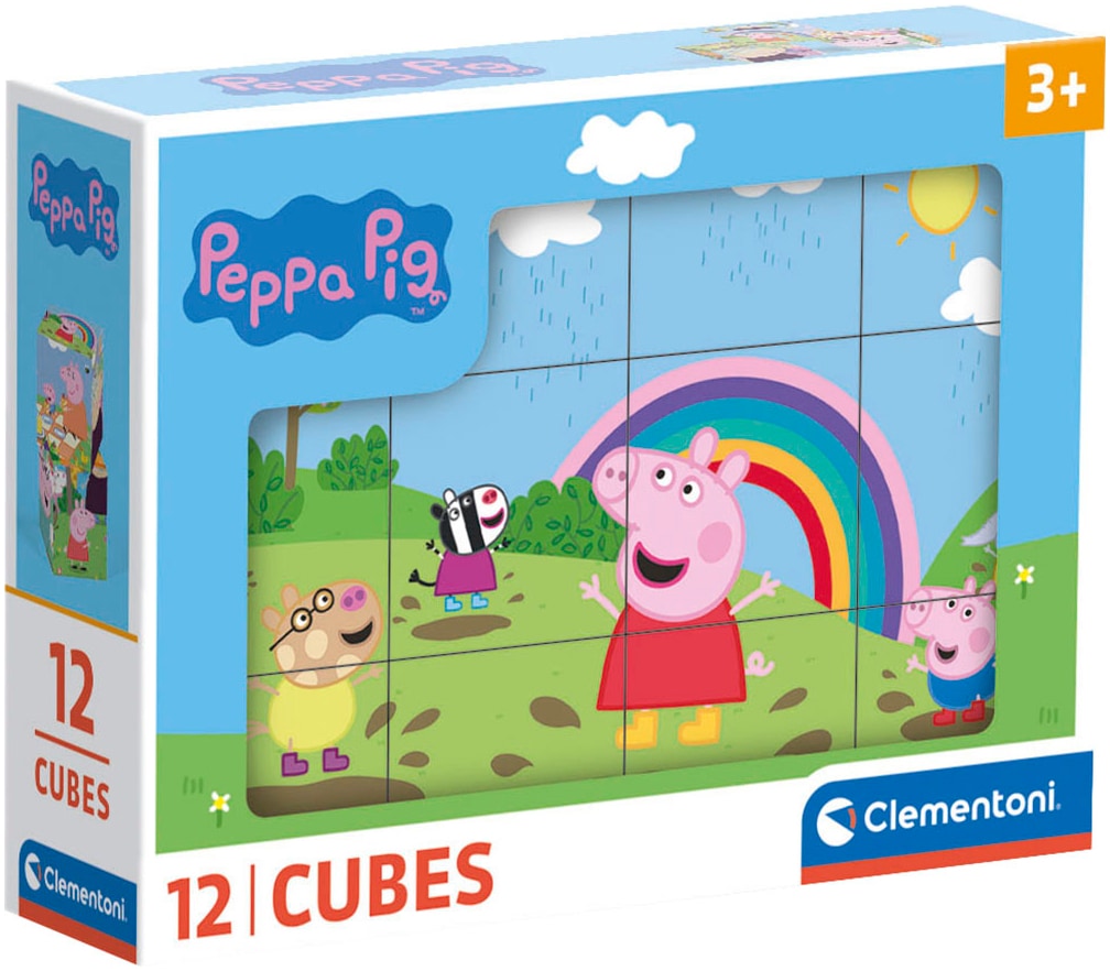 Clementoni® Würfelpuzzle »Peppa Pig«, Made in Europe