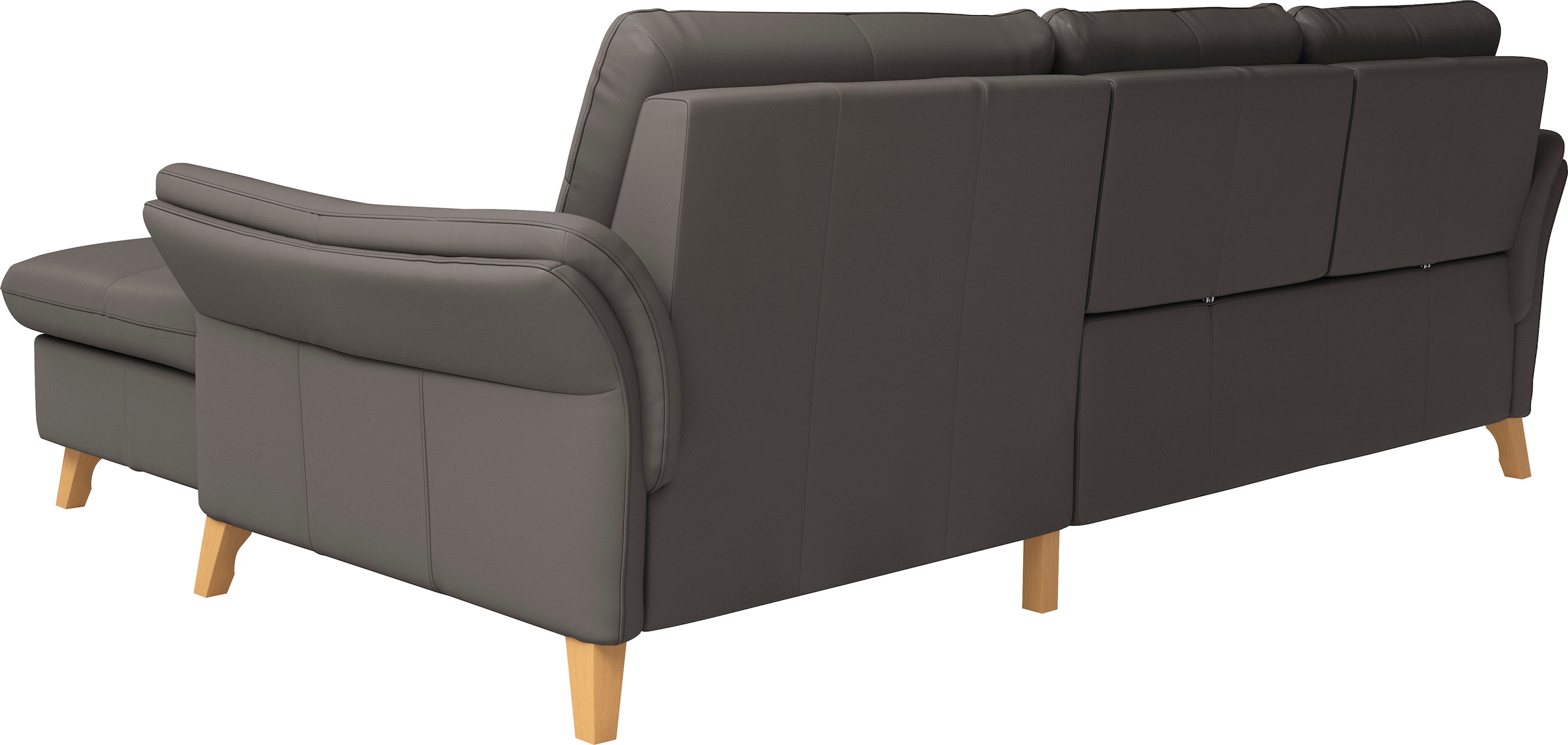 sit&more Ecksofa »Göteborg«, Sitztiefenverstellung und Federkern, wahlweise mit Bettfunktion