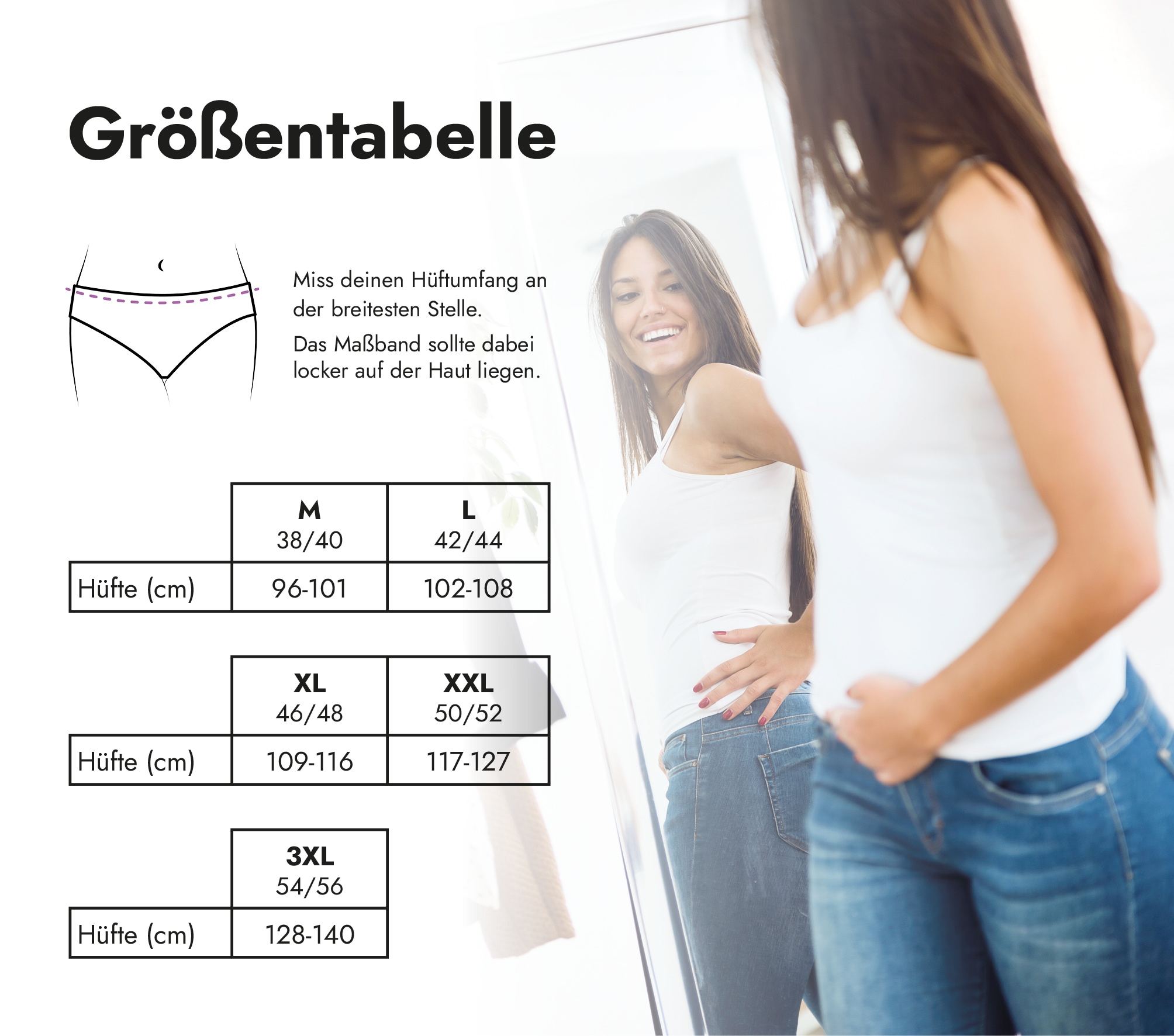 Hydas Inkontinenzslip »aus Baumwolle mit integrierter Saugeinlage und weichem Bund«, Schutz bei Blasenschwäche, während der Periode oder im Wochenbett