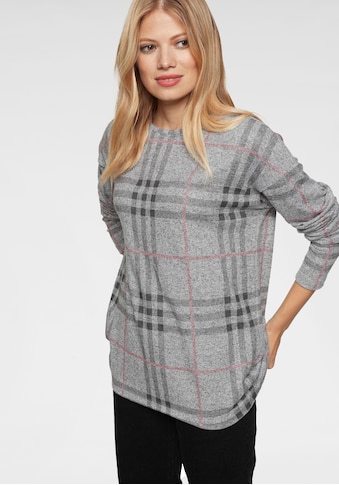 Aniston CASUAL Sweatshirt, im Karo-, Wellen- oder Zickzack- Dessin - welches ist dein... kaufen