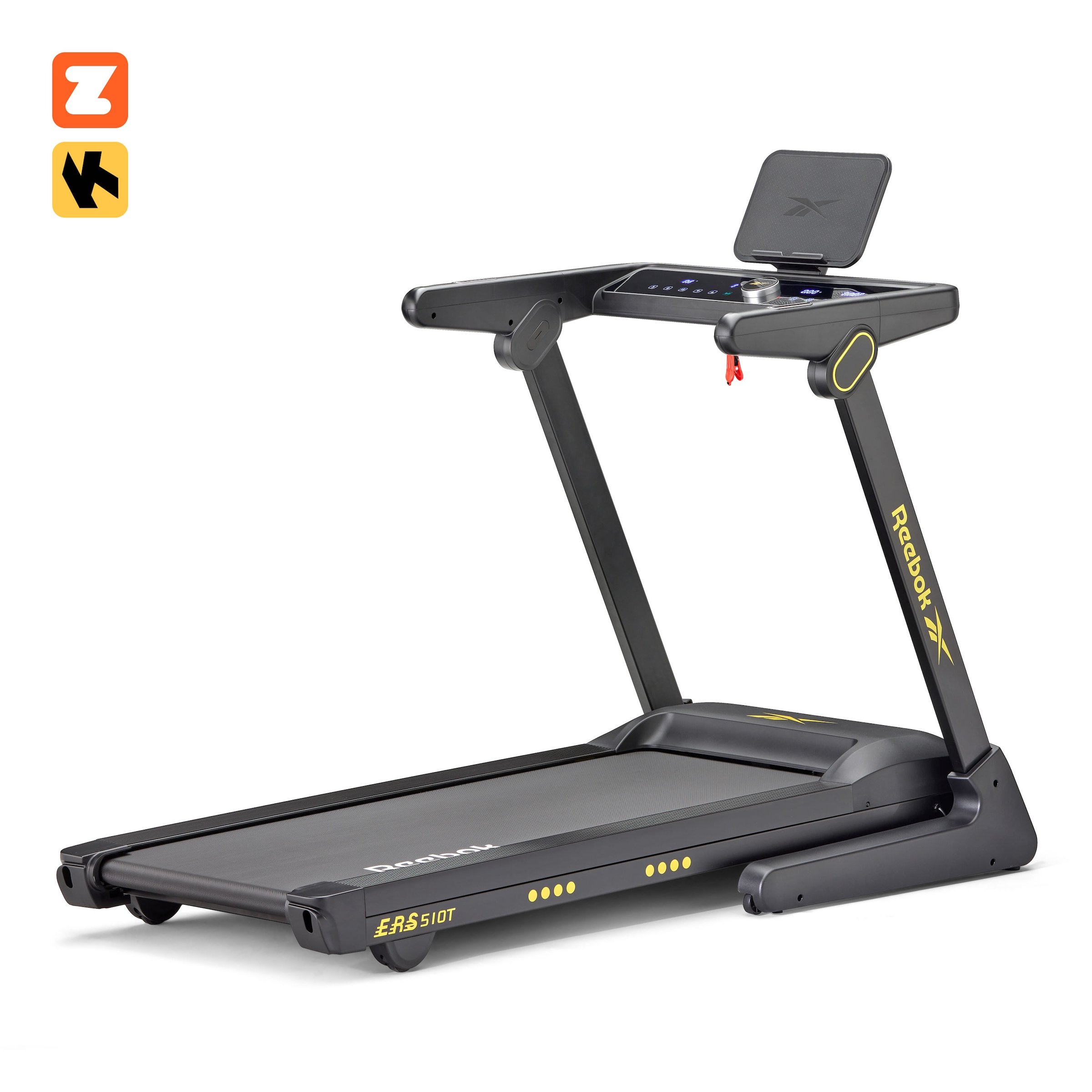 Laufband » ERS 510T Laufband – klappbar, 18 km/h« Suspension-Dämpfung, Soft-Drop-Klappsystem, 90% vormontiert schwarz Einheitsgröße Laufband