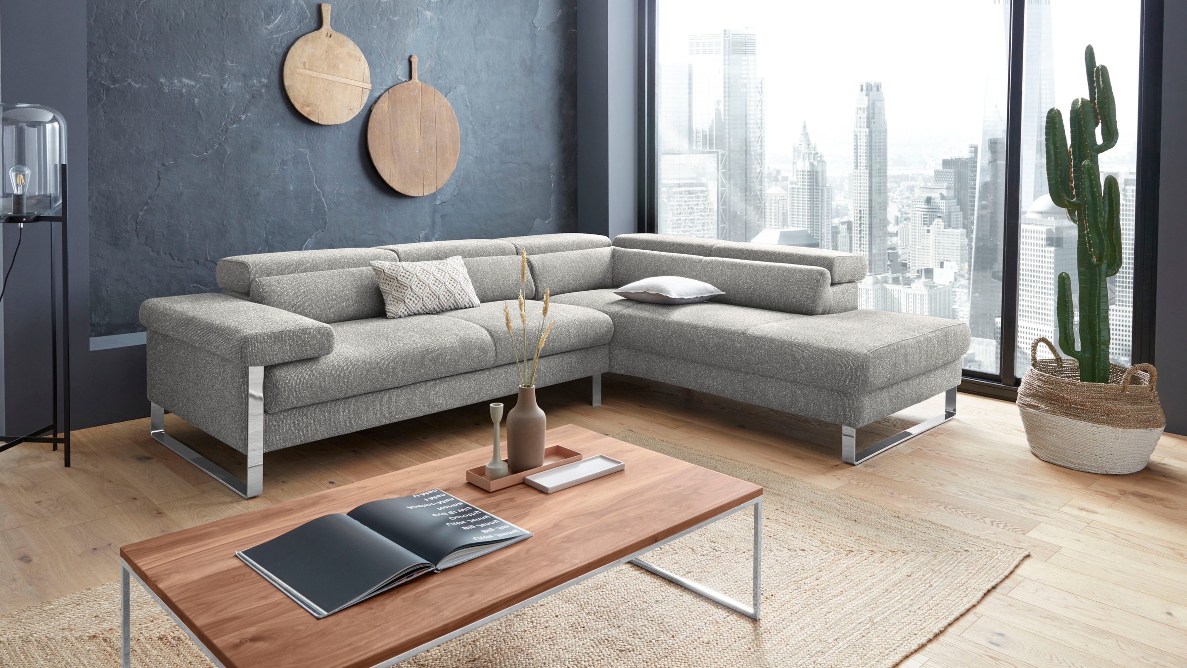 W.SCHILLIG Ecksofa "finn, toller Sitzkomfort, L-Form, hochwertige Verarbeit günstig online kaufen