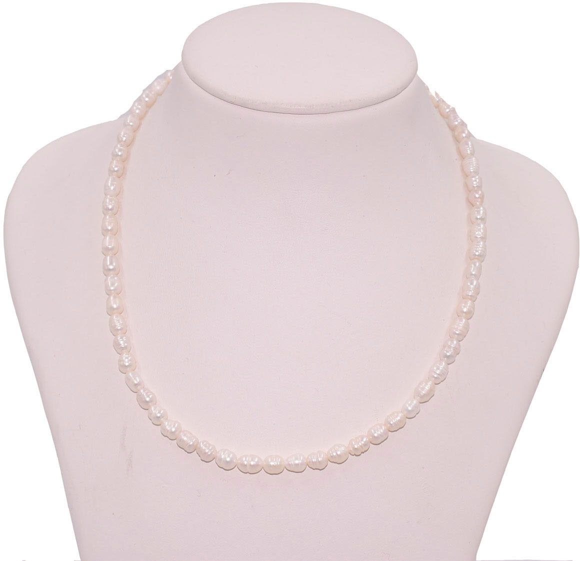 Firetti Perlenkette »Schmuck Geschenk Messing Halsschmuck Halskette«, Made in Germany - mit Süßwasserzuchtperle