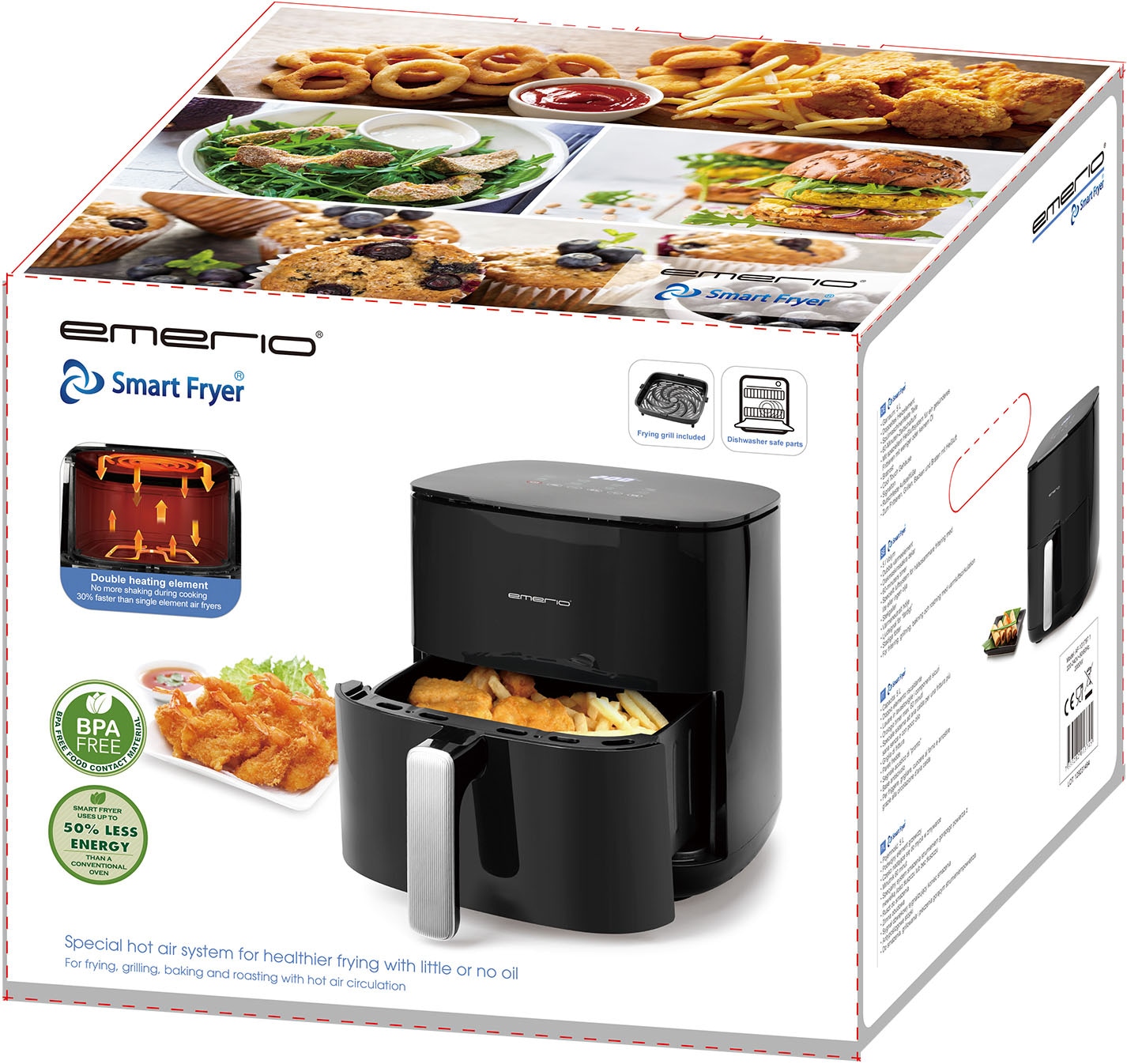 Emerio Heißluftfritteuse »AF-131797.1«, 2000 W