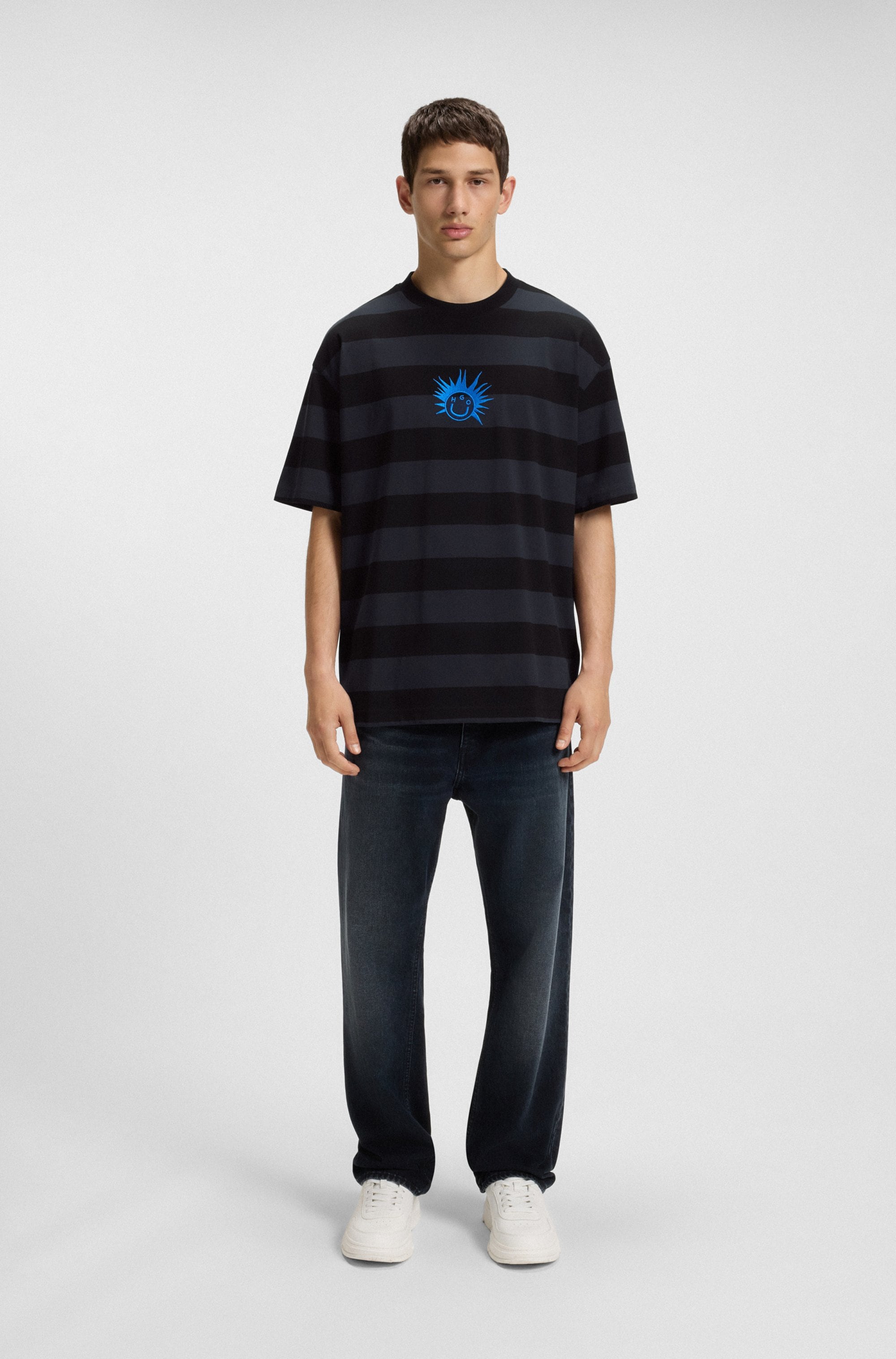 HUGO Blue T-Shirt »Nisite« regular fit