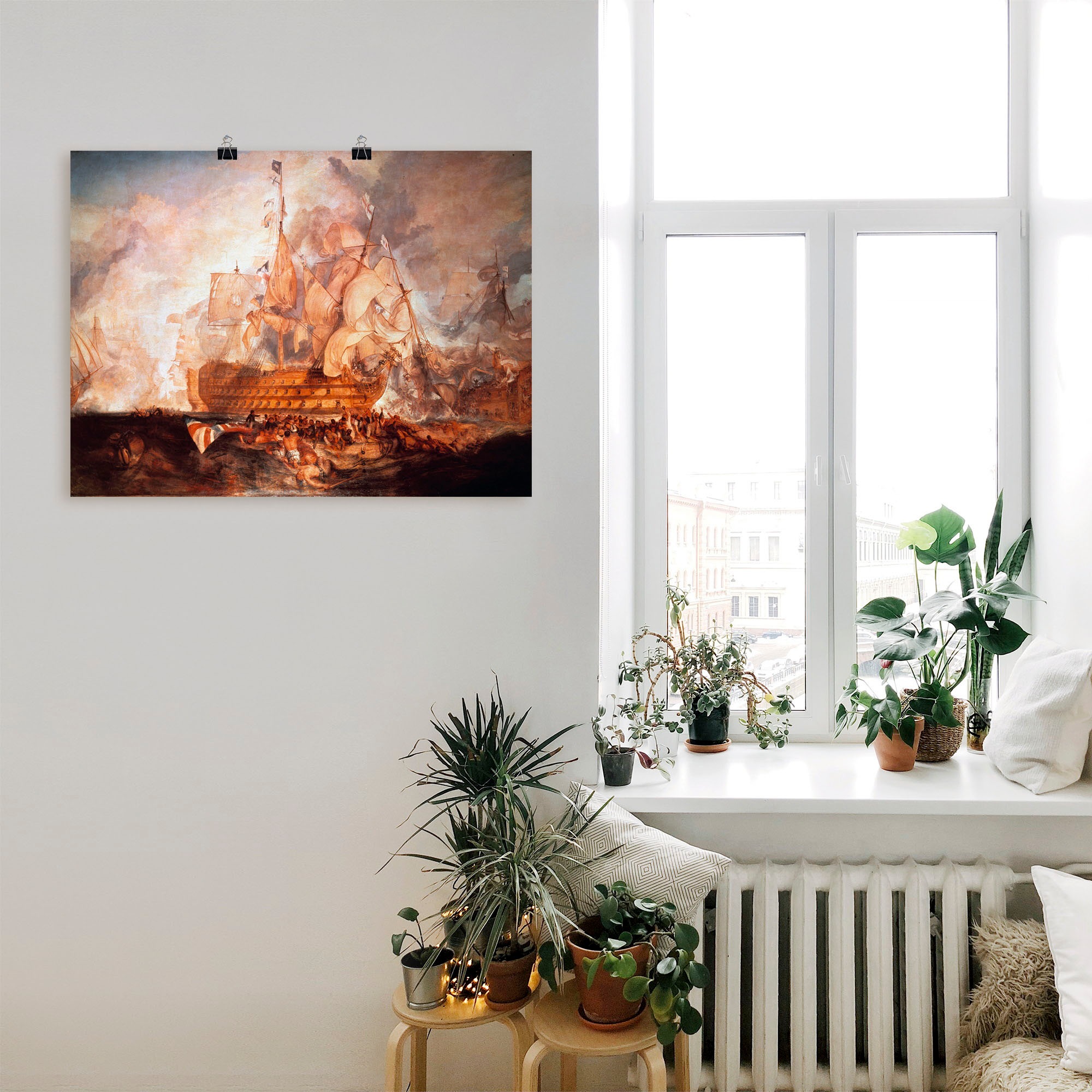 Artland Kunstdruck »Schlacht bei Trafalgar« Boote & Schiffe 1 Stk. tlg. als günstig online kaufen