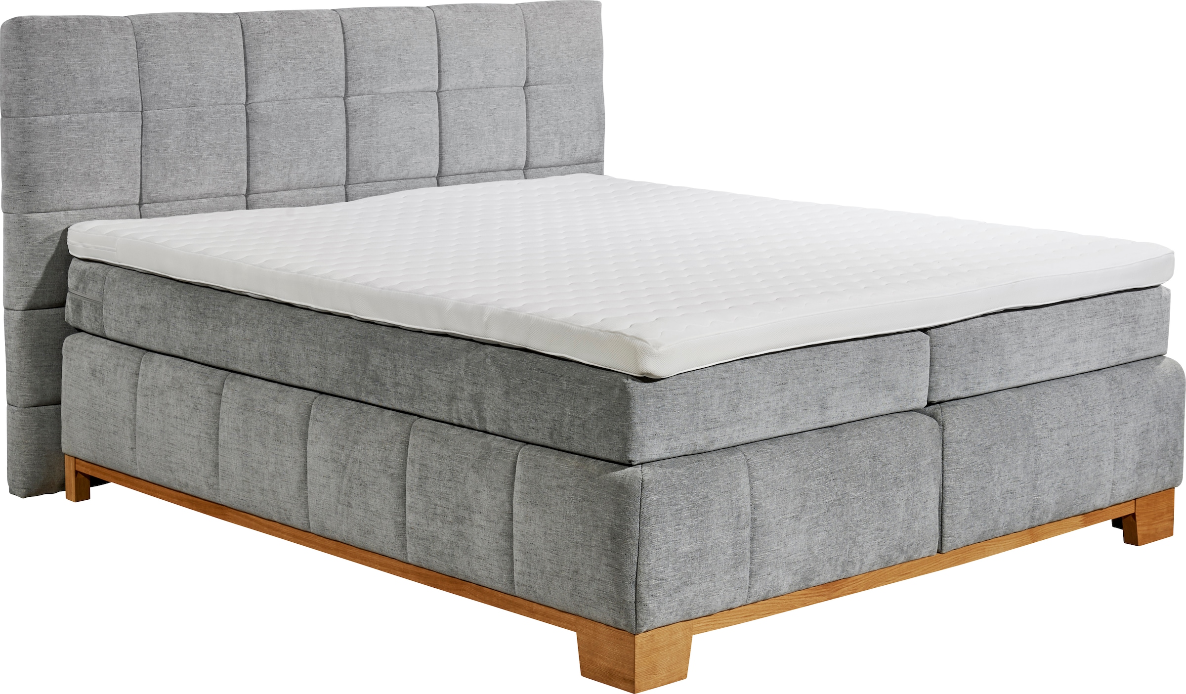 Bild von ED EXCITING DESIGN Boxspringbett »Viborg«, inkl. Topper mit Klimaband