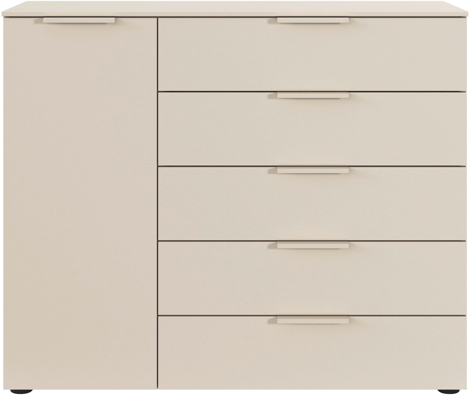 LeGer Home by Lena Gercke Kommode »Serina«, mit 5 Schubkästen und 1 Tür sowie Metallgriffen MADE IN GERMANY