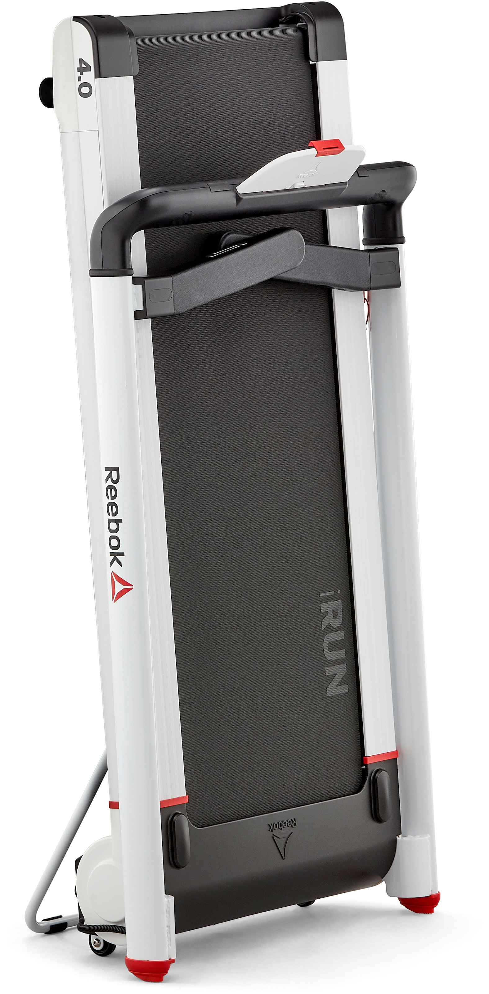 Reebok Laufband »i-Run 4.0«, (im Ultra-Kompakt Faltdesign, mit Tablet-/Handyhalterung), bis max. 16 km/h, klappbar