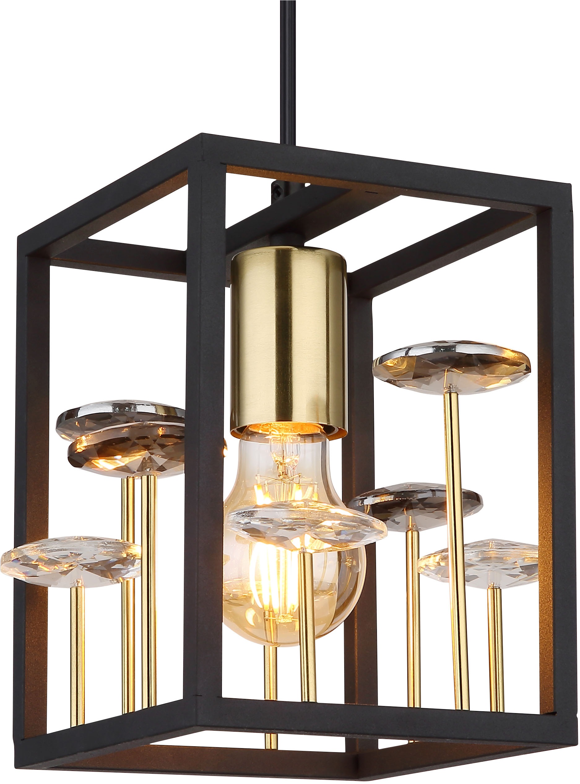 GLOBO LIGHTING Hängeleuchte »LISBON«, Leuchtmittel E27 | ohne Leuchtmittel, Hängelampe/Pendelleuchte/Esszimmer/Wohnzimmer/Esstisch
