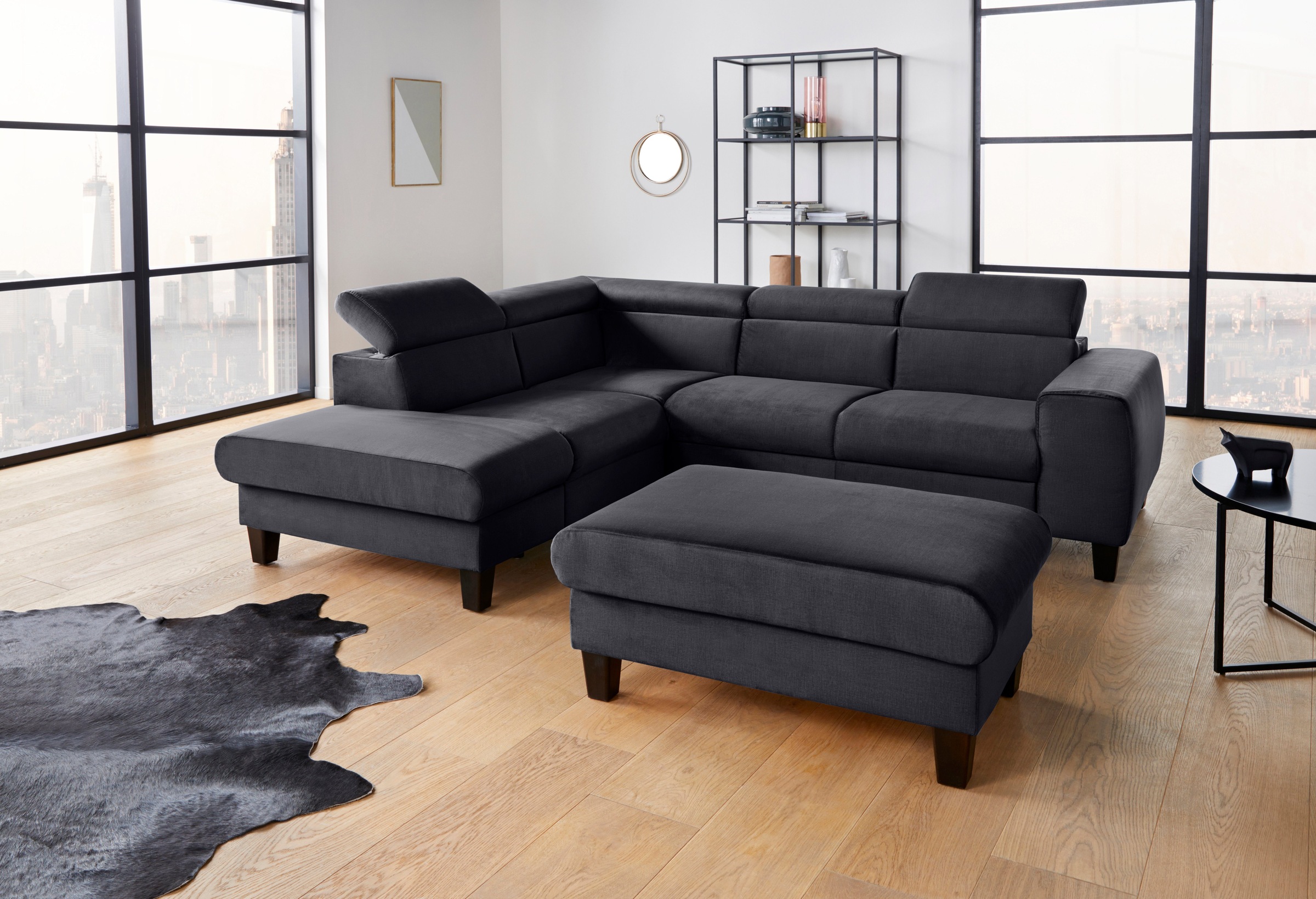 COTTA Polstergarnitur »Morven L-Form«, (Set), Set bestehend aus: Ecksofa mi günstig online kaufen