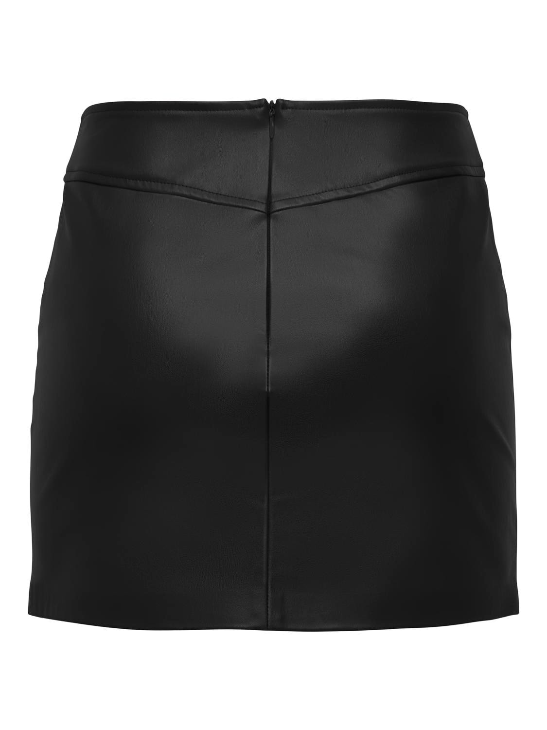 ONLY Lederimitatrock »ONLBITTEN FAUX LEATH MINI SKIRT CC OTW« Lederimitat