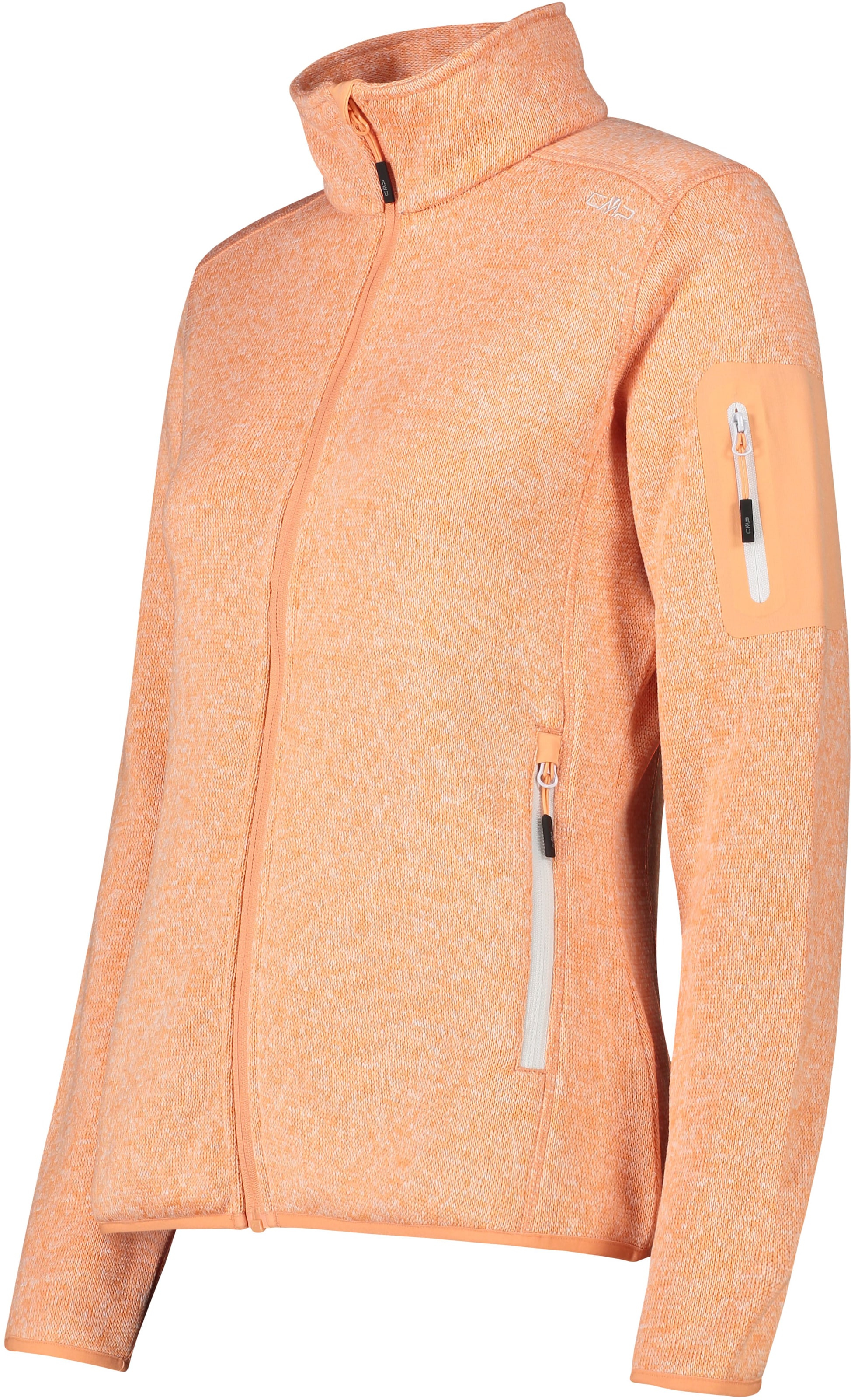 CMP Strickfleecejacke, (1 St.), Wärmeisolierend & Schnell trocknend & Atmungsaktiv
