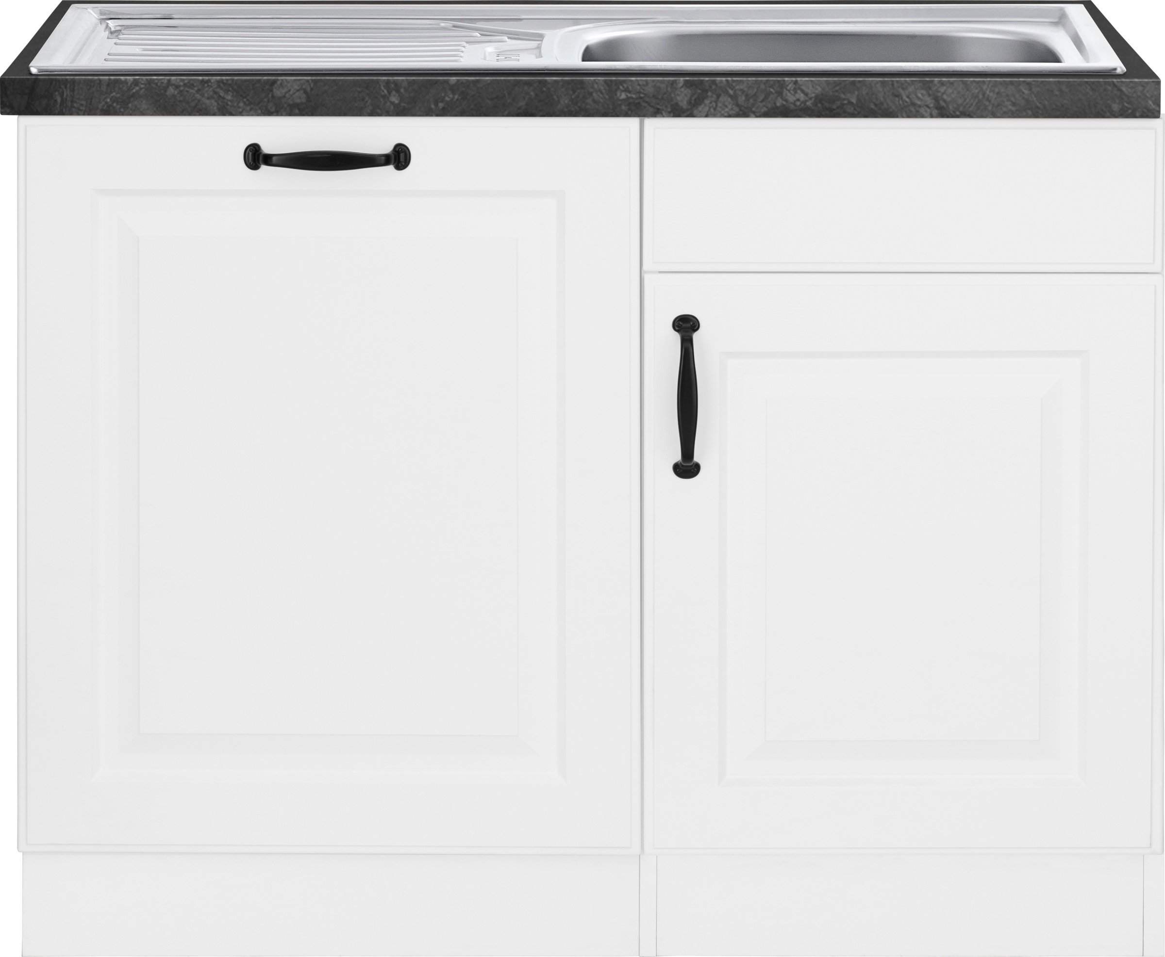 wiho Küchen Spülenschrank »Erla«, 110 cm breit, inkl. Tür/Sockel für Geschirrspüler