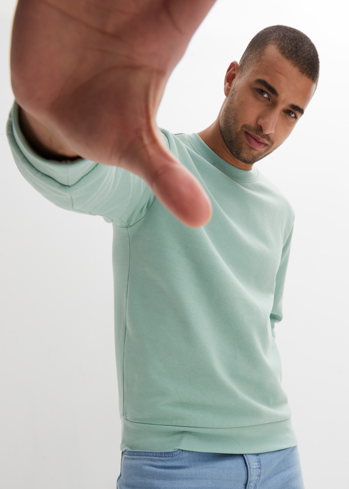 bonprix Sweatshirt »Sweatshirt«, mit Rundhalsauschnitt
